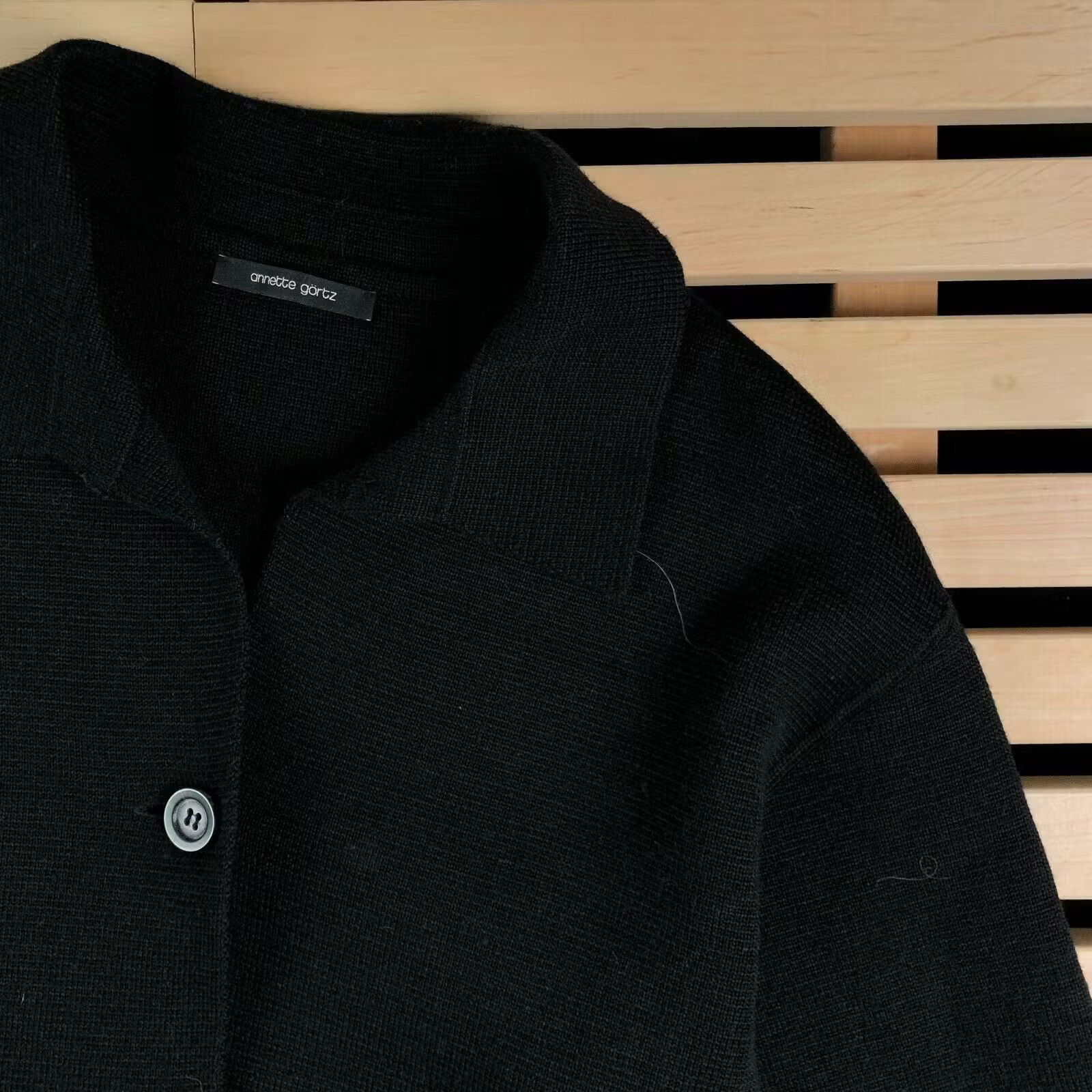 Annette Gortz Womens Blazer Jacket Annette Gortz Size M Wool Size M / US 6-8 / IT 42-44 - 2 Thumbnail