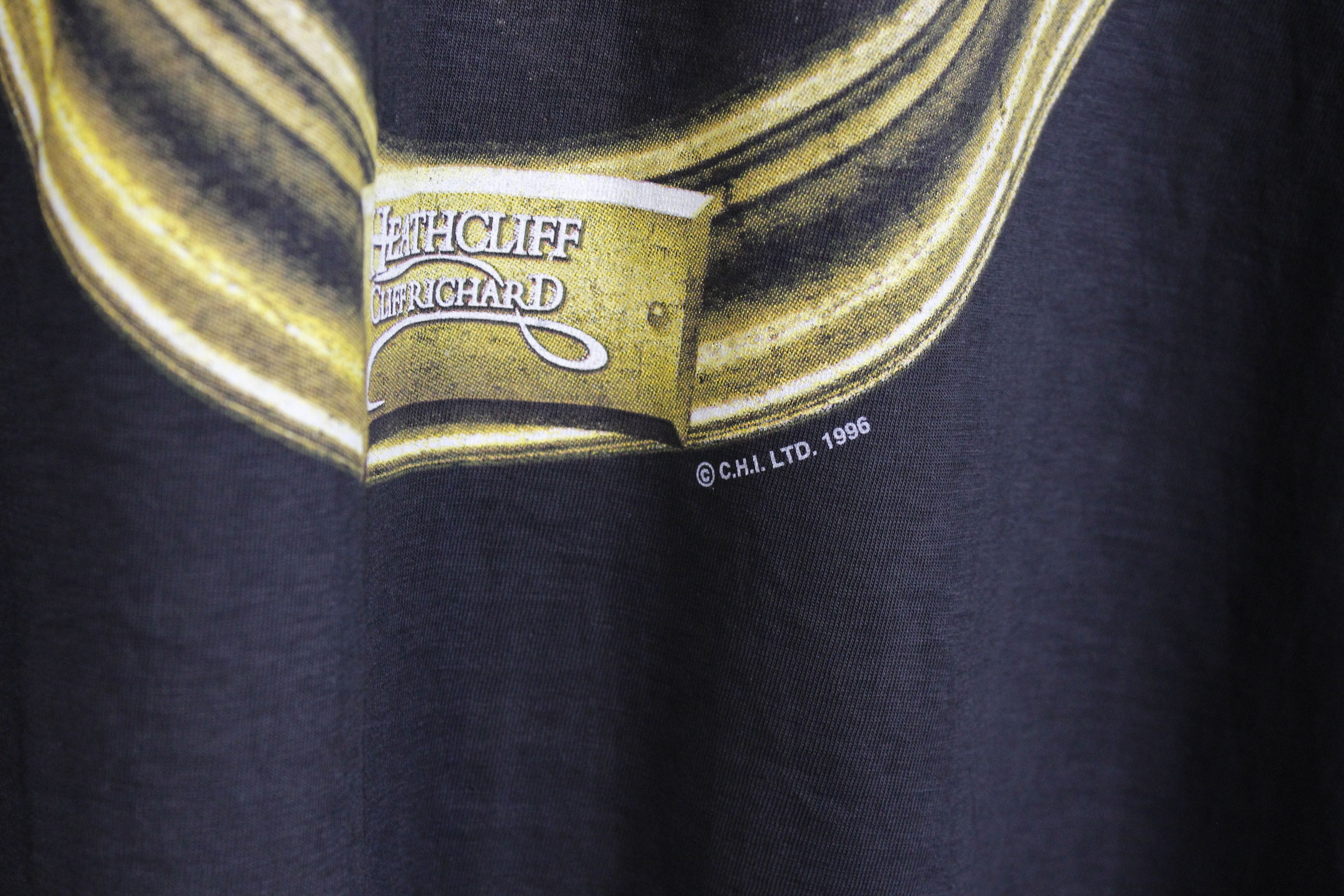 Band Tees × Vintage Vintage Cliff Richard Heathcliff 1996 Graphic Tee Tshirt 90s Size US M / EU 48-50 / 2 - 7 Thumbnail