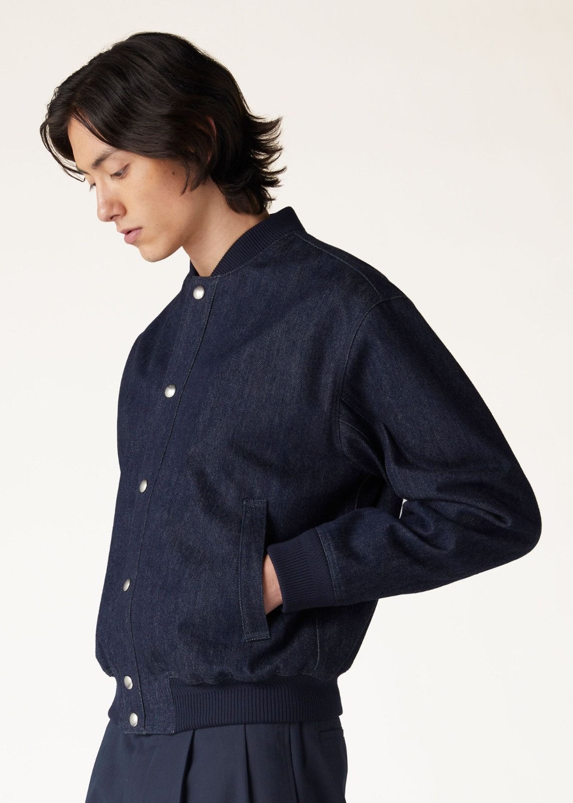 Loro Piana o1srvl11e0325 FAN6728 Bomber Jacket in Navy Blue Size US M / EU 48-50 / 2 - 6 Thumbnail