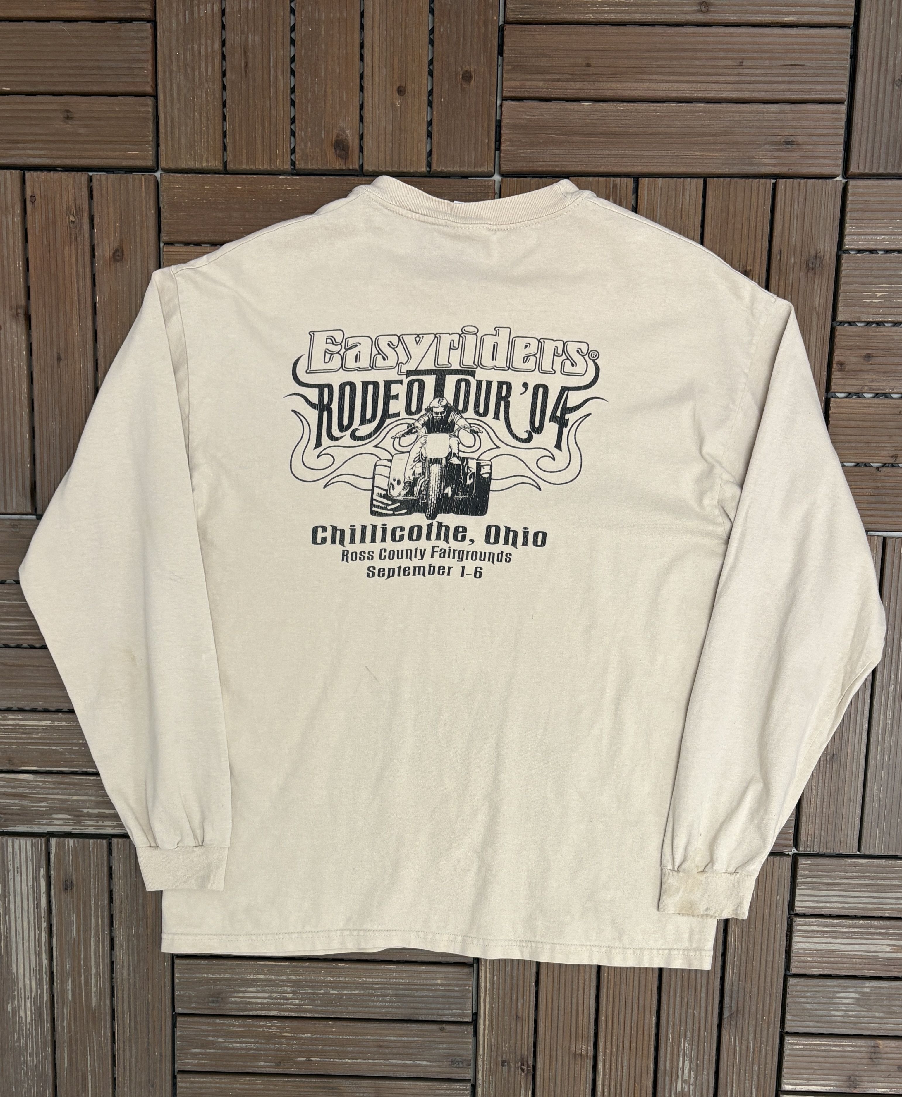 Vintage Easyriders Rodeo Tour '04 Vintage Long Sleeve Tee Size US L / EU 52-54 / 3 - 4 Thumbnail