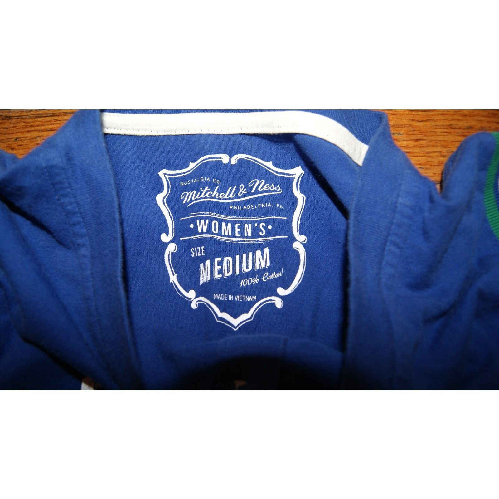 Mitchell & Ness Dallas Mavericks Womens Henley M TShirt Jersey Blue Mitchell Size M / US 6-8 / IT 42-44 - 4 Thumbnail