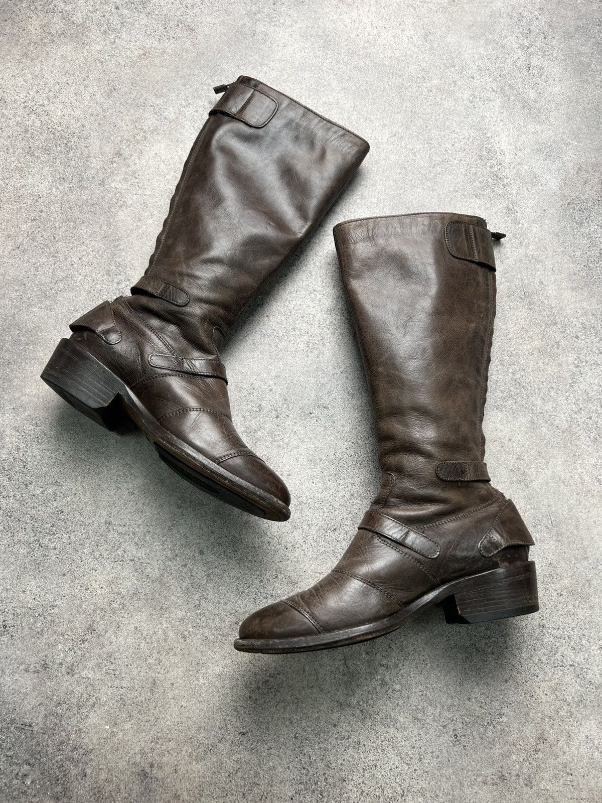 Belstaff Belstaff vintage biker high knee belted boots Size US 8 / IT 38 - 10 Thumbnail