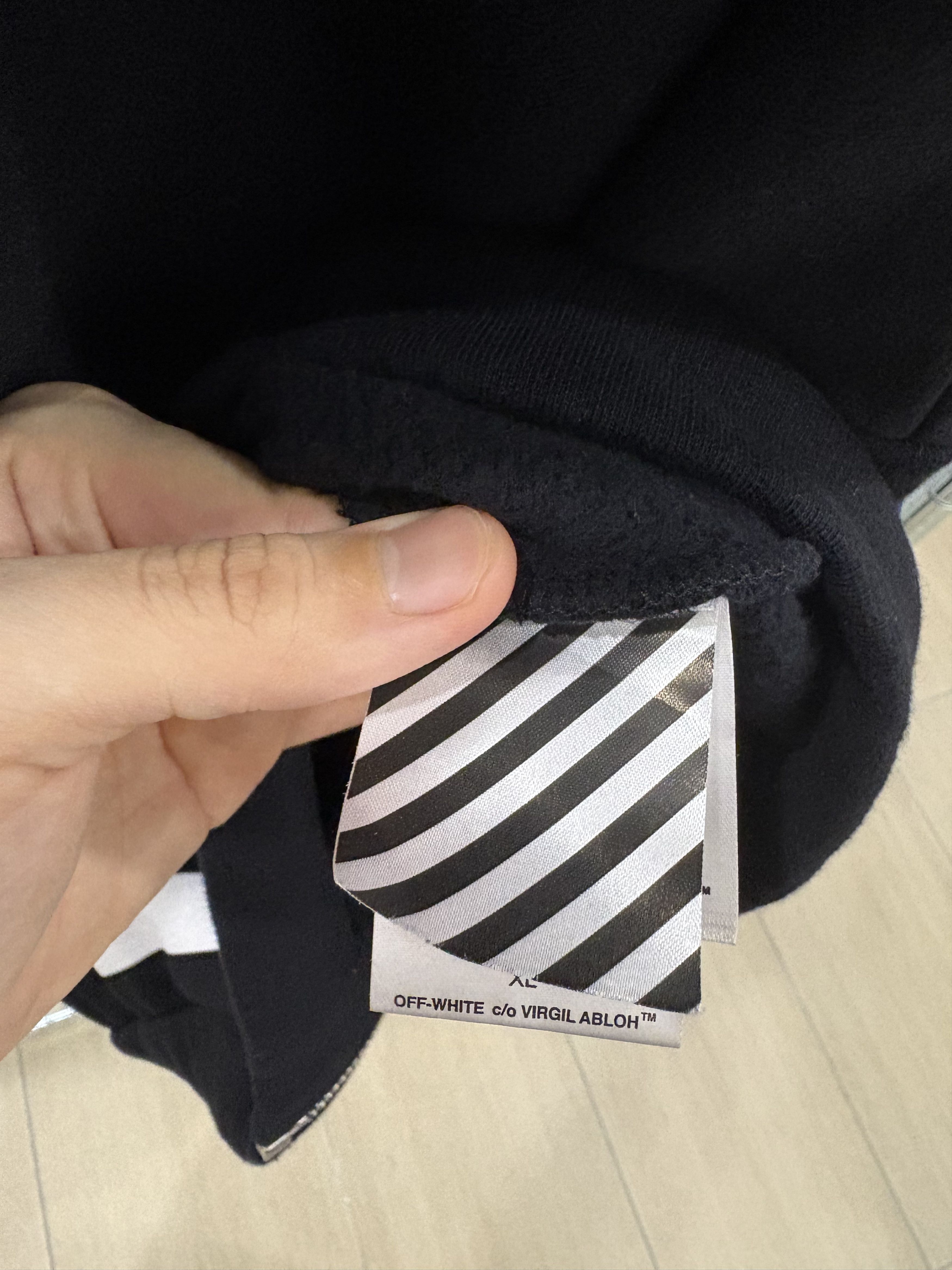 Off-White Off-White Logo Embroidery Hoodie Size US XL / EU 56 / 4 - 12 Thumbnail