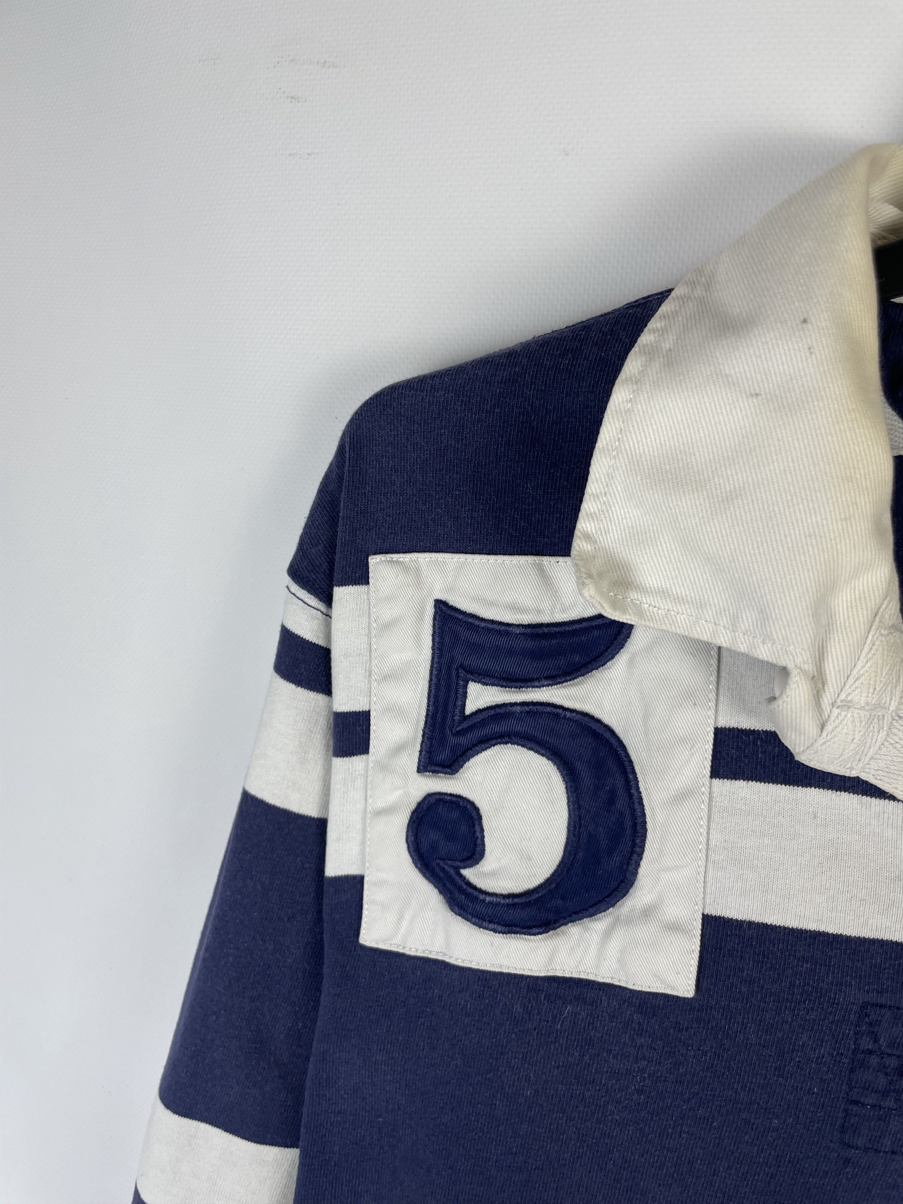 Polo Ralph Lauren Vintage 90s Polo Ralph Lauren Rugby Long Sleeve Shirt Size US XXL / EU 58 / 5 - 5 Thumbnail