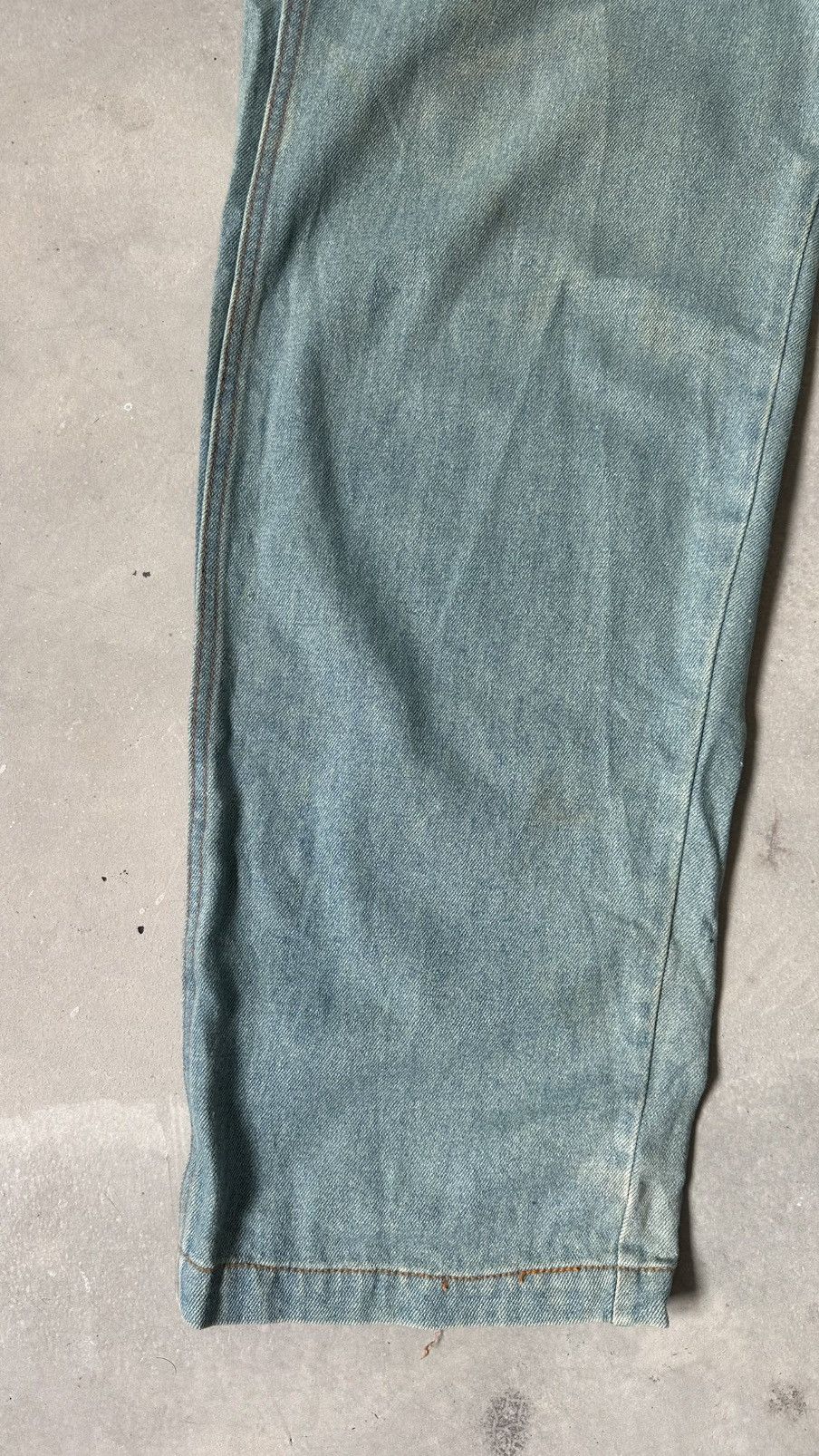 Japanese Brand VINTAGE SHREDDERS BIG BACK POCKET JEANS Size US 34 / EU 50 - 2 Thumbnail