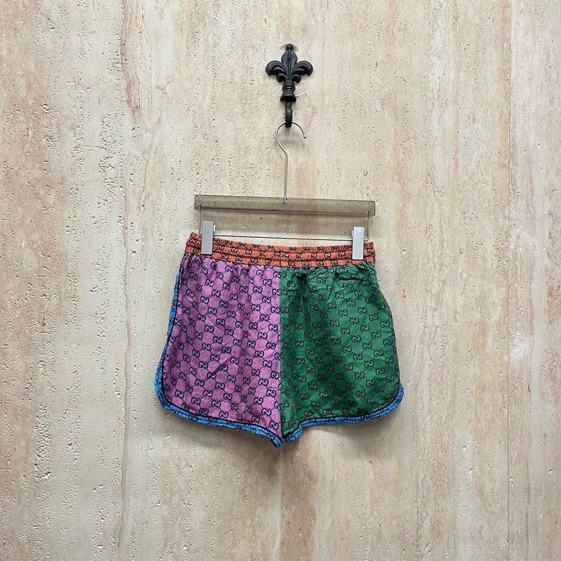 Gucci Gucci Size XS Contrast color mulberry silk old flower full Size 24" / US 00 / IT 34 - 2 Thumbnail