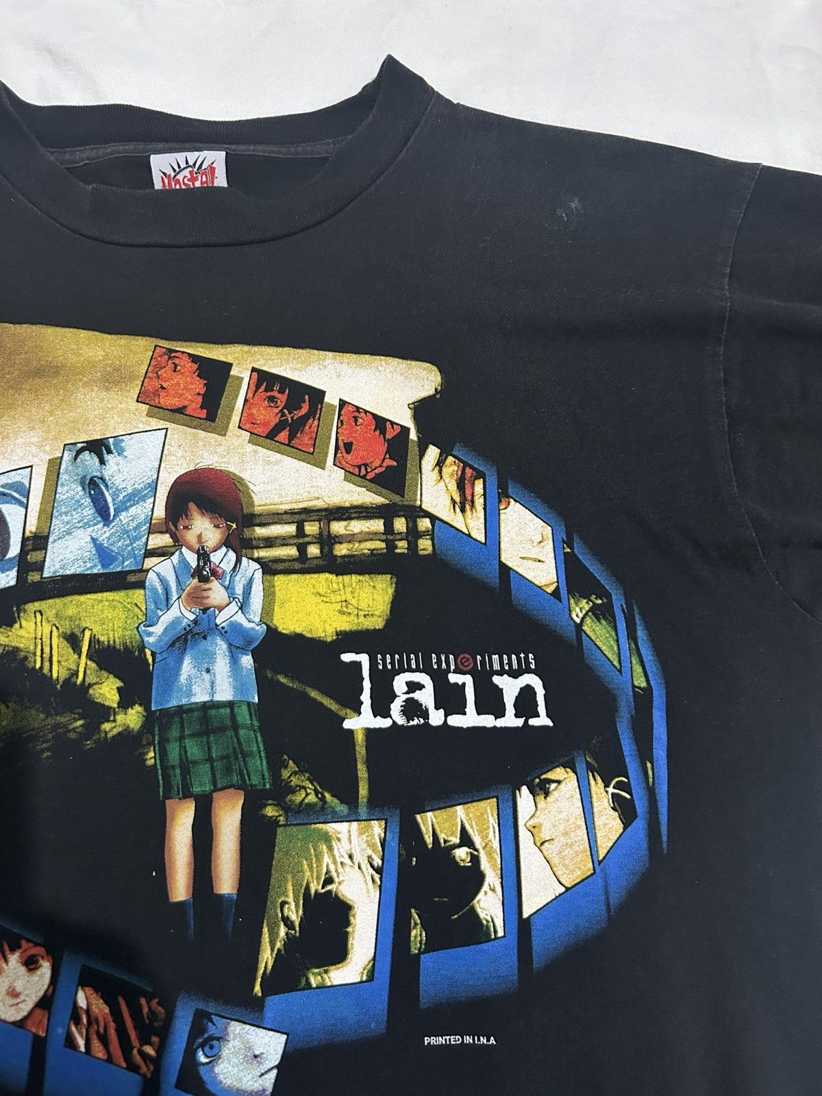 Anime Serial Lain Experiment Video Girl Limited Nostalgtees XL Size US XL / EU 56 / 4 - 3 Thumbnail