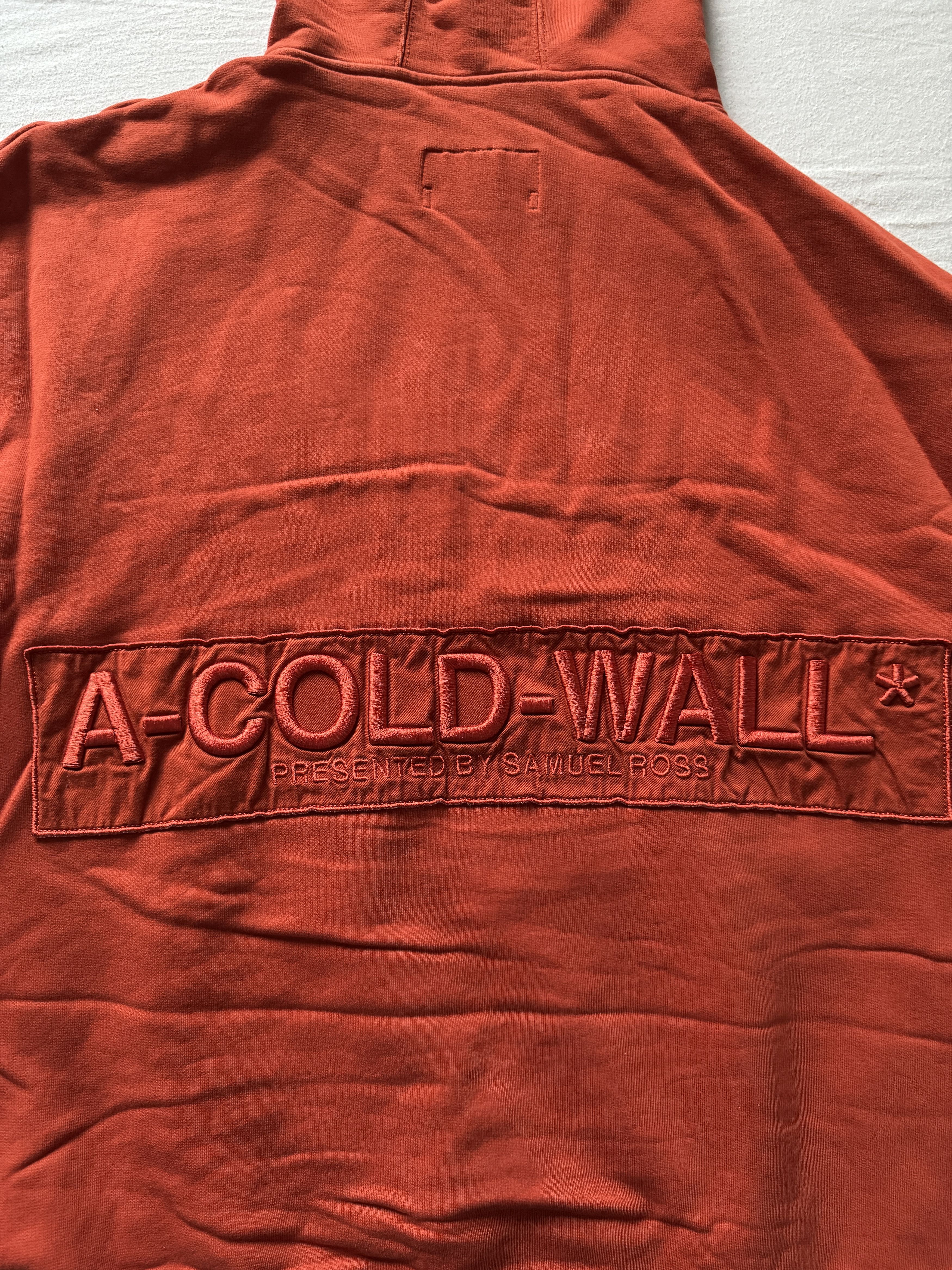 A-COLD-WALL* A Cold Wall ACW Embroidered Logo Hoodie - Red - Size M Size US M / EU 48-50 / 2 - 3 Thumbnail