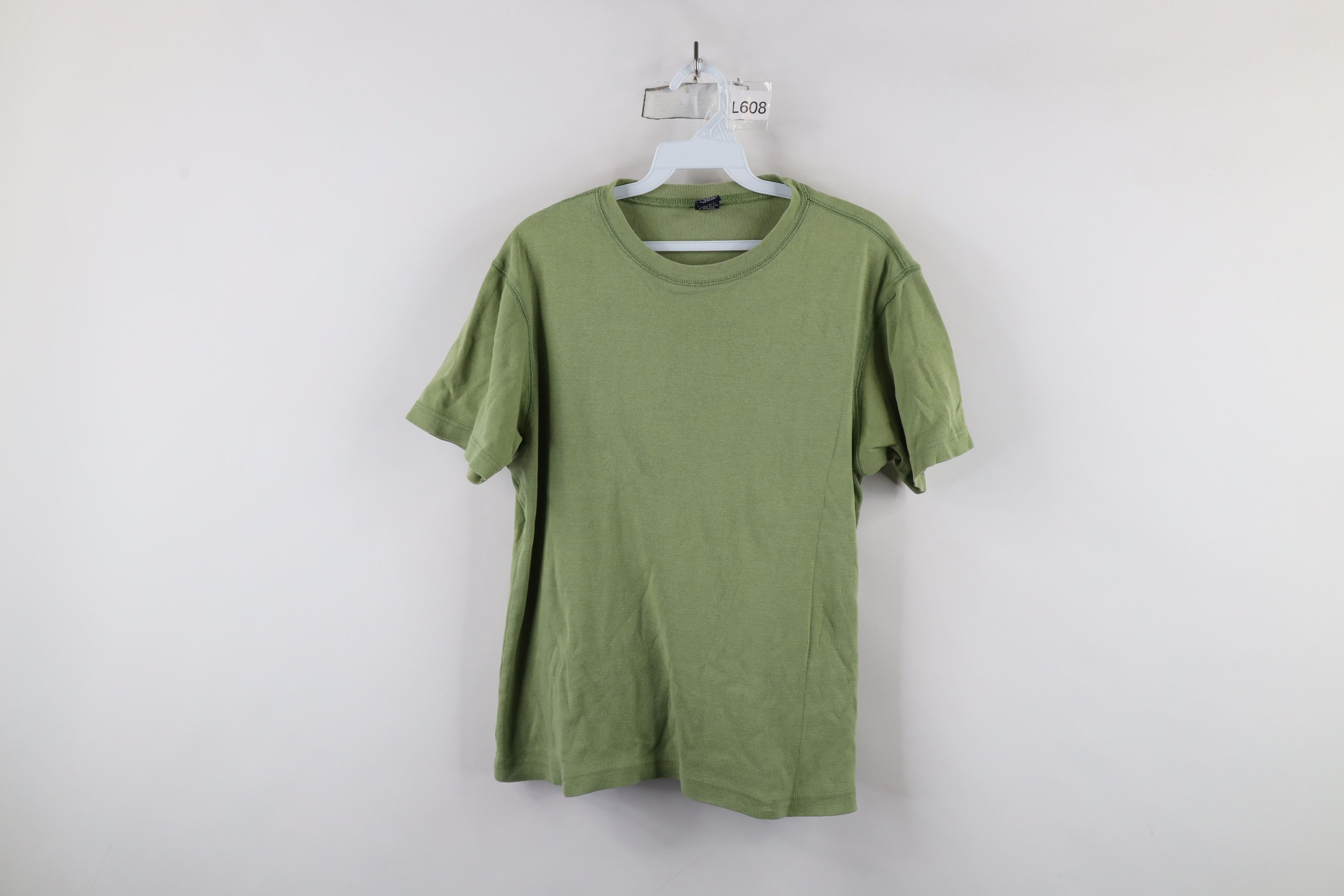 Gap × Vintage Vintage 90s Gap Blank Babydoll Ribbed Knit T-Shirt Green Size S / US 4 / IT 40 - 1 Thumbnail