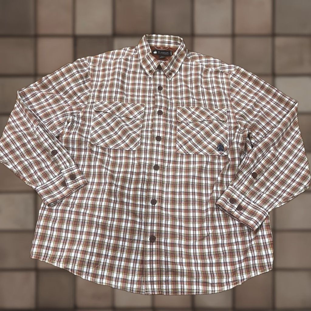 CO Duluth Trading Co Fishing Shirt Mens Large Rust Plaid Size US L / EU 52-54 / 3 - 1 Thumbnail