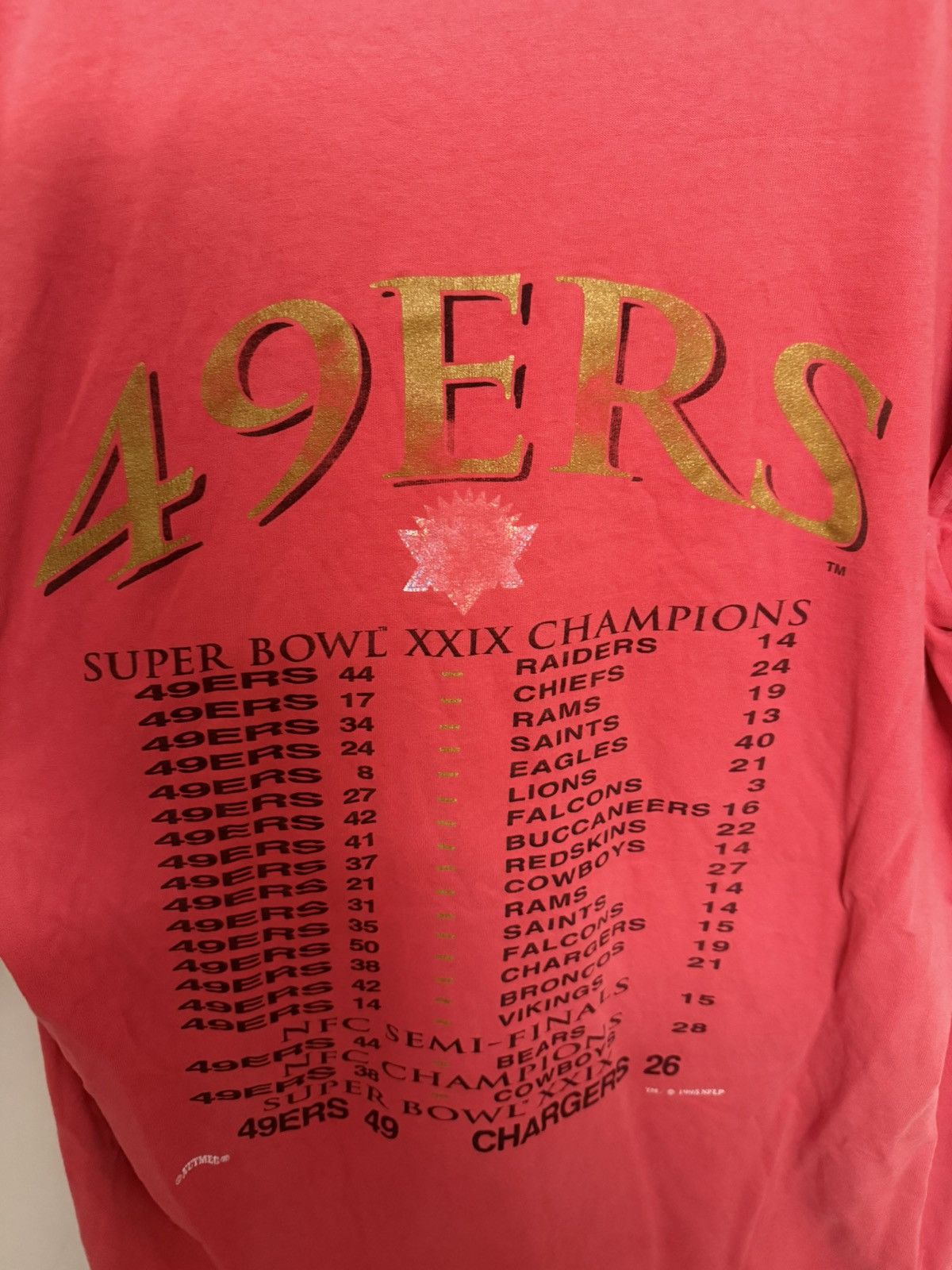 Vintage 49ers Vintage Super Bowl Tee Size US XL / EU 56 / 4 - 4 Thumbnail