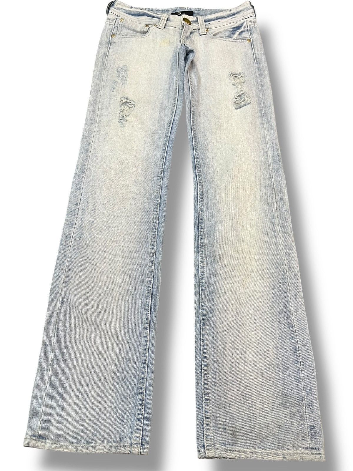 Japanese Brand Vintage Ristty Faded Grunge Distressed Denim Size US 28 / EU 44 - 1 Thumbnail