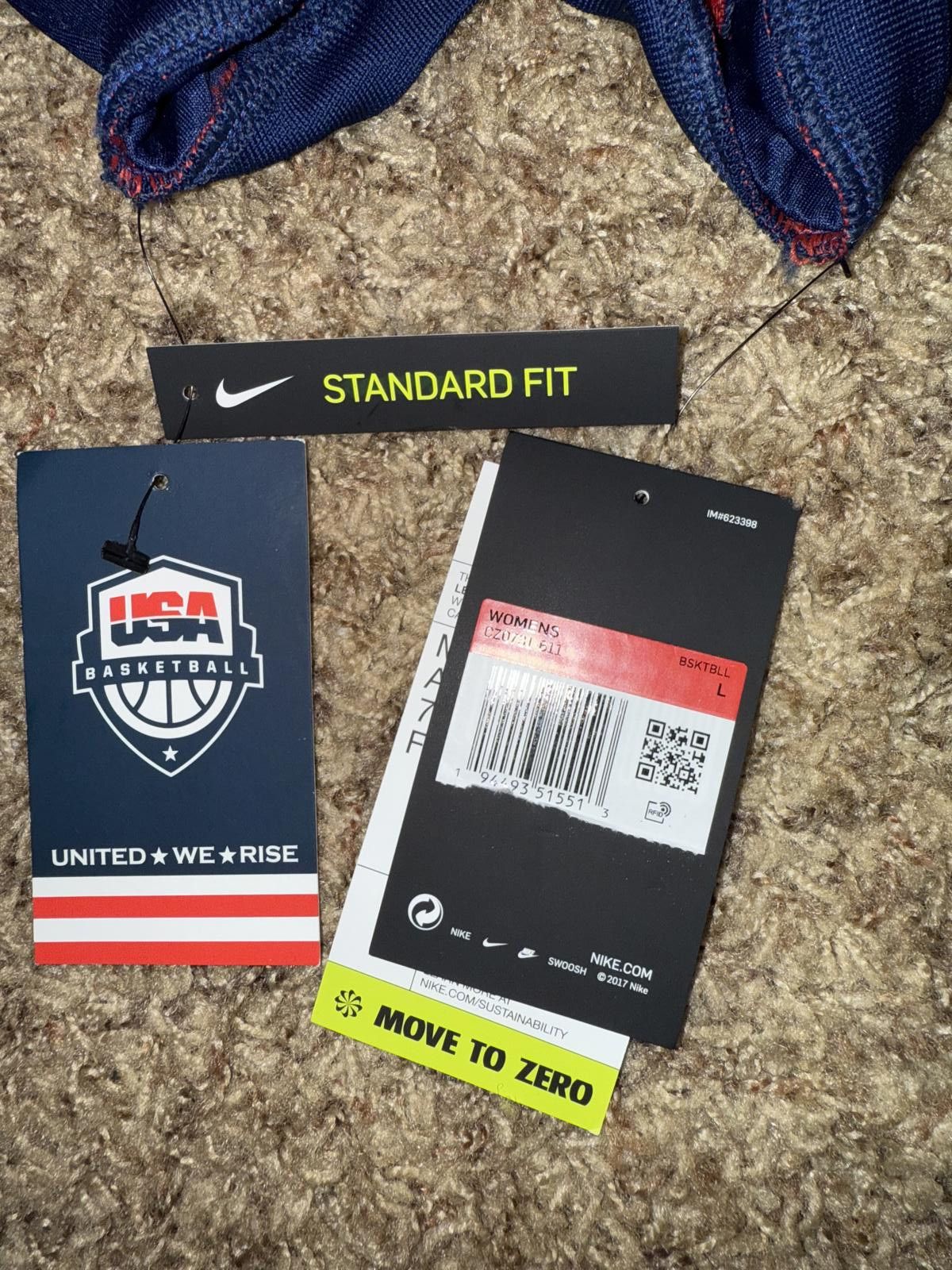 Nike Nike Women’s Brittney Griner Tokyo Olympics Team USA Basketball Jersey Size L / US 10 / IT 46 - 12 Thumbnail