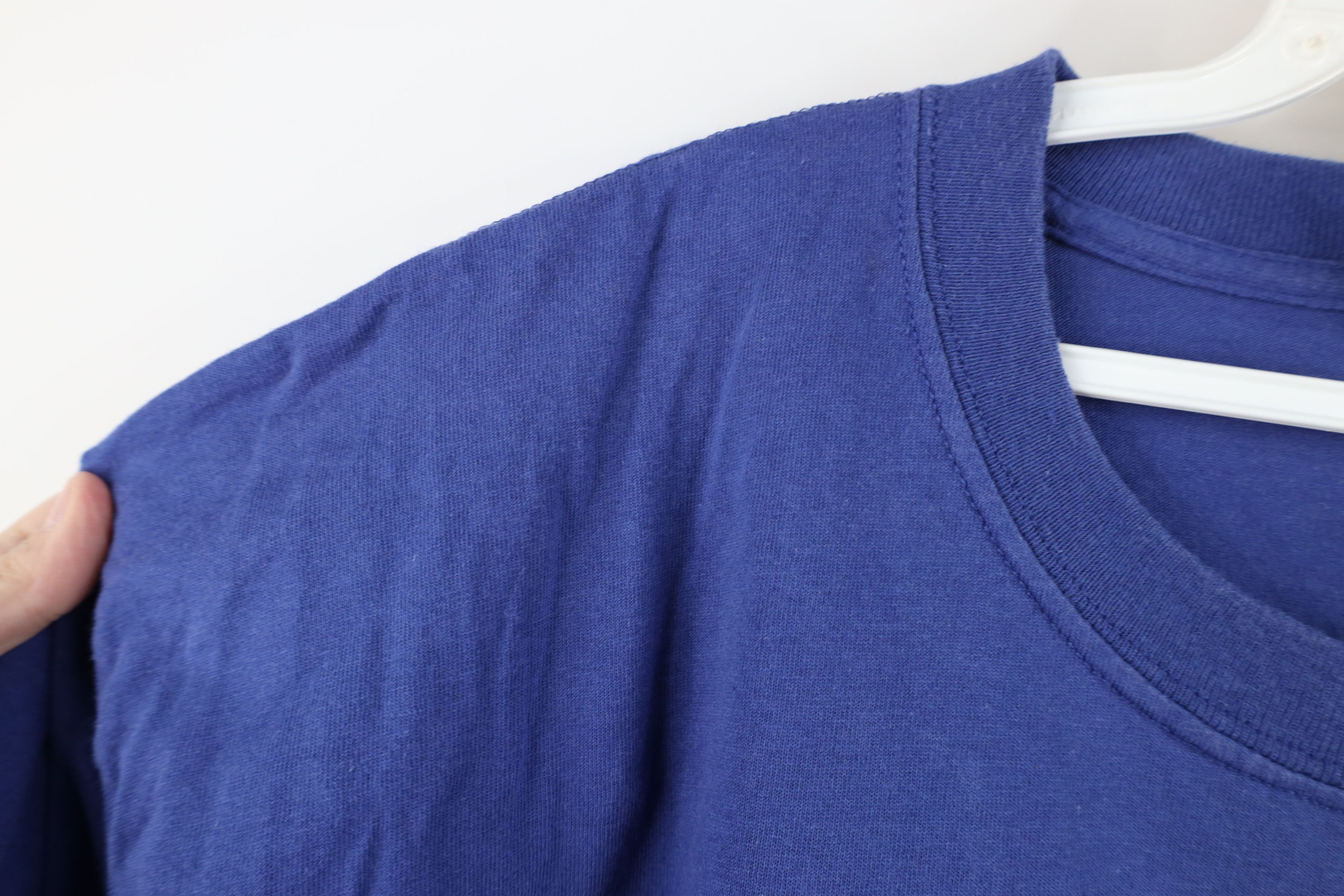 Vintage Vintage 90s Y2K Motor Co Mustang Muscle Car T-Shirt Blue Size US XL / EU 56 / 4 - 8 Thumbnail