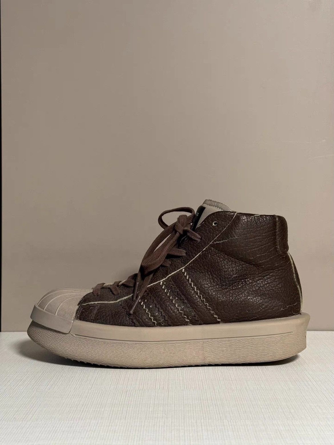 Adidas × Rick Owens Sz 7.5 Rick Owens x Adidas Shell Front Sneaker Mojos918918 Size US 7.5 / EU 40-41 - 4 Thumbnail