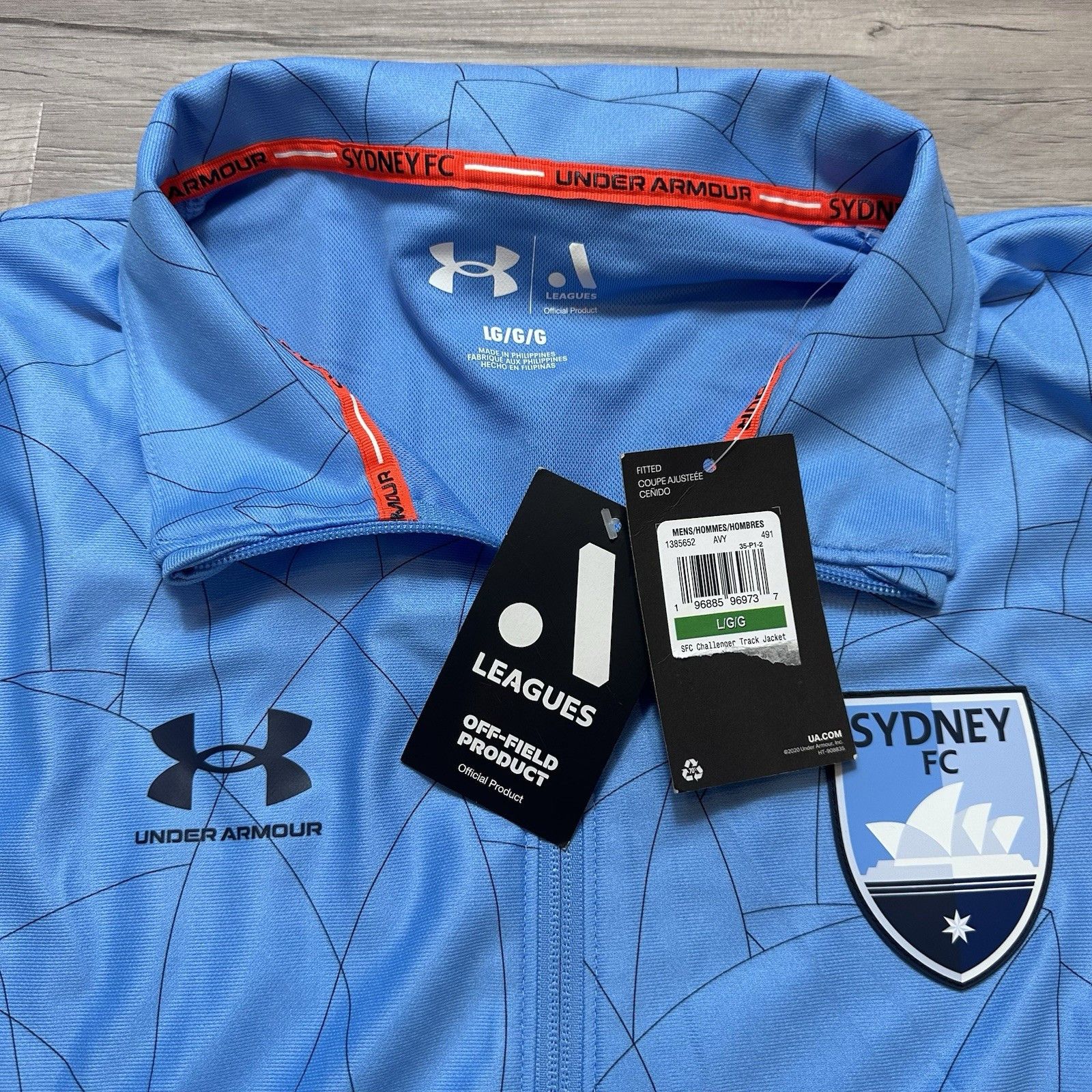 Under Armour Under Armour Sydney FC Challenger Full Zip Track Jacket Larg Size US L / EU 52-54 / 3 - 8 Thumbnail