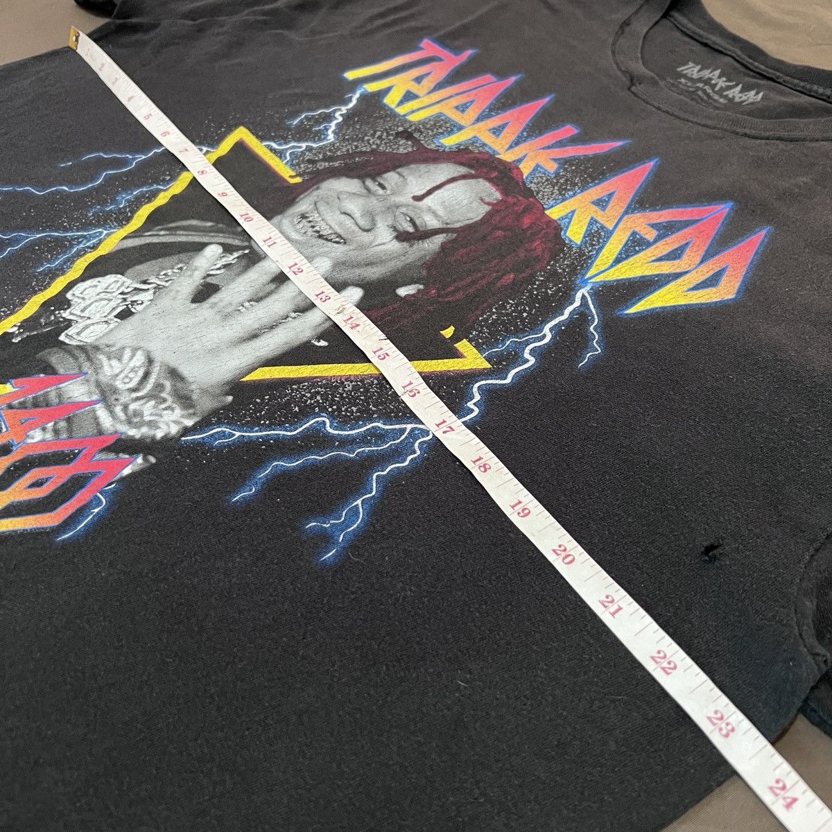 Rap Tees × Trippie Redd Trippie Redd 1400 Promo Tee XL Faded Size US XL / EU 56 / 4 - 9 Thumbnail