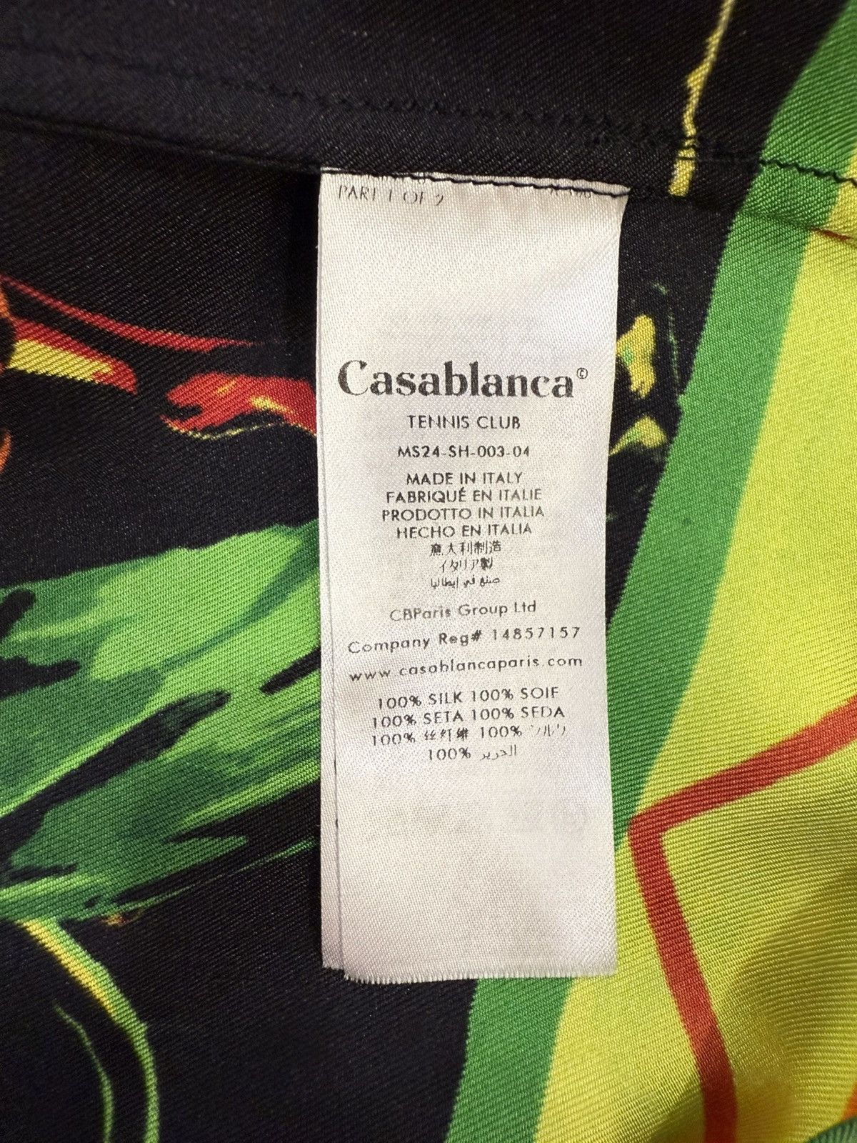 Casablanca Casablanca Way Silk Button Up Size US XXL / EU 58 / 5 - 8 Thumbnail
