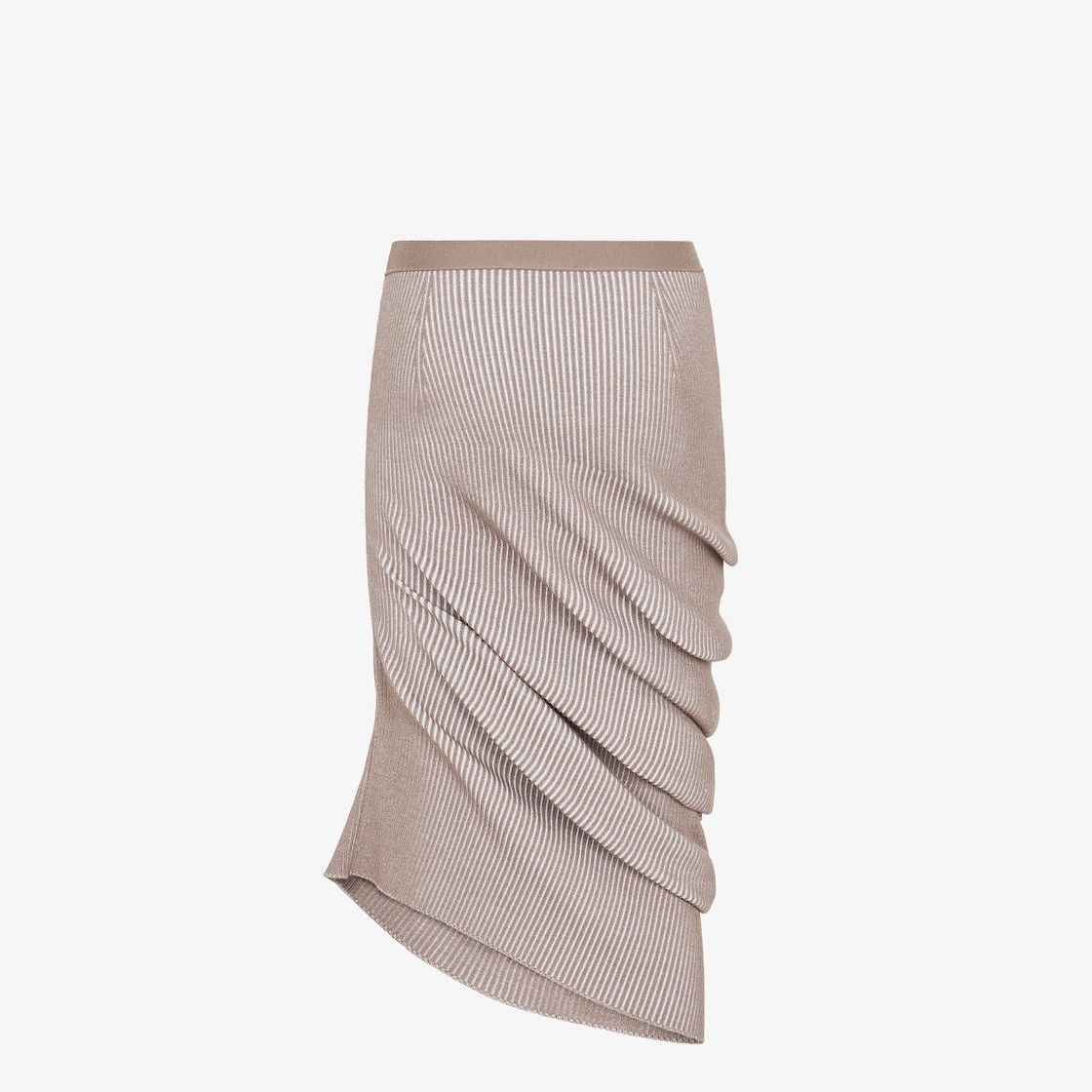 Fendi o1s1wg110425 Skirt in Beige Size 27" / US 4 / IT 40 - 2 Thumbnail