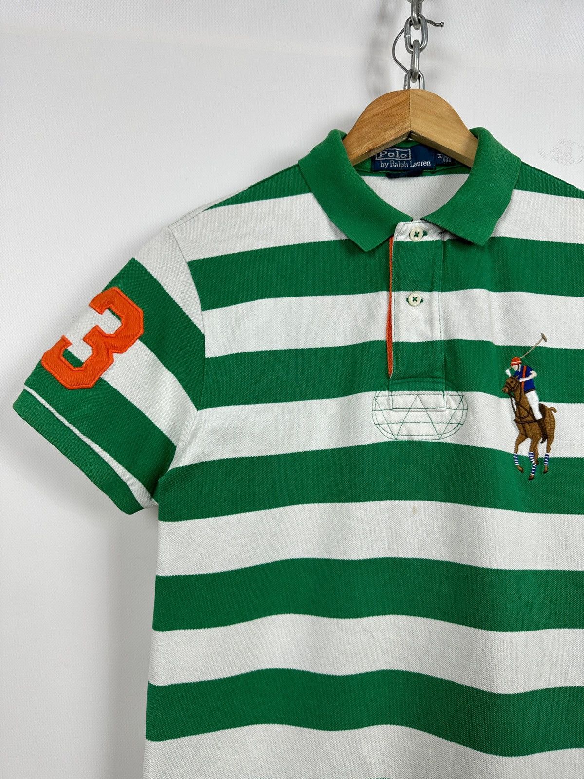 Polo Ralph Lauren Vintage Polo Ralph Lauren #3 Striped Y2K Chief Keef Size US S / EU 44-46 / 1 - 5 Thumbnail