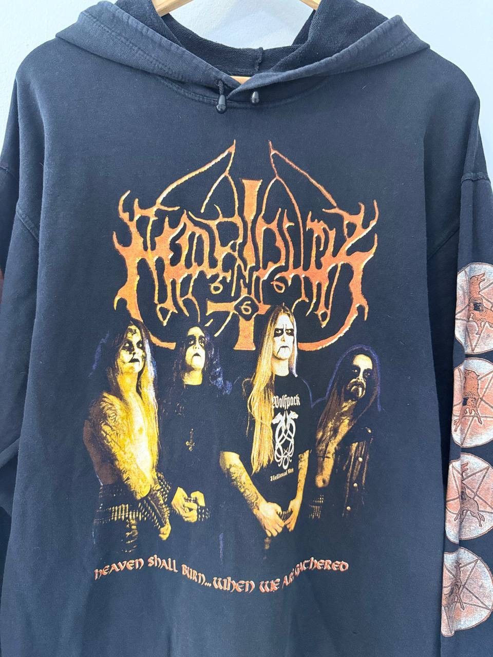 Band Tees Vintage 90's Marduk Black Metal Hoodie Rare Shirt Size US L / EU 52-54 / 3 - 2 Thumbnail