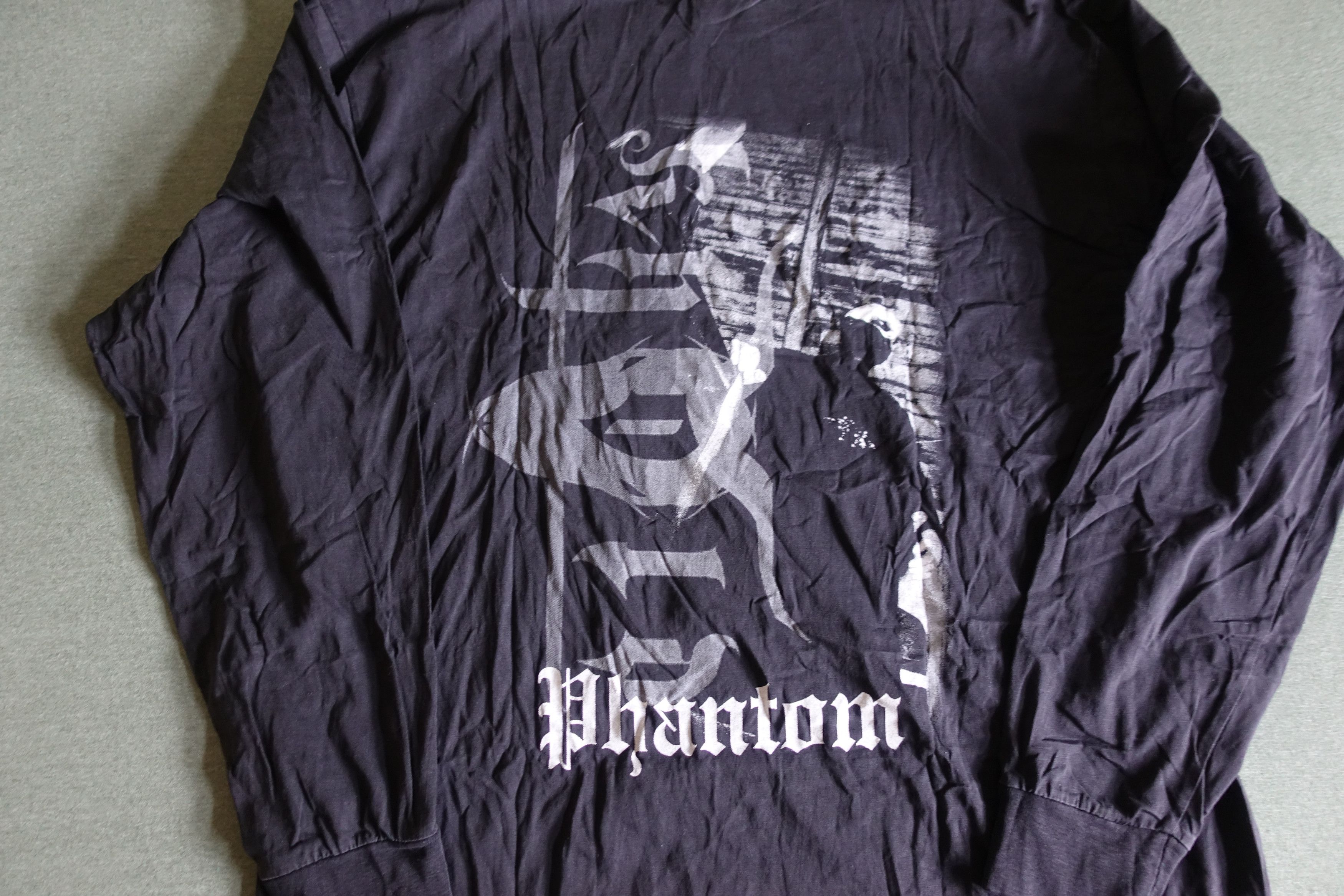 Band Tees Khold "Phantom" 2002 Longsleeve w/ back print Black Metal Size US XL / EU 56 / 4 - 6 Thumbnail