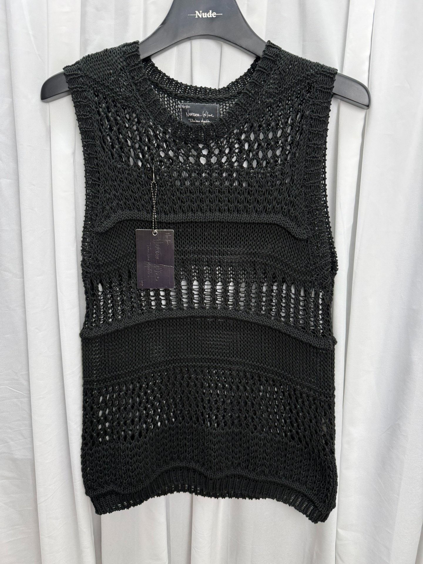 DEN IM by SIKI IM Number (N)ine 04SS Knit Hollow Vest Size US M / EU 48-50 / 2 - 1 Thumbnail