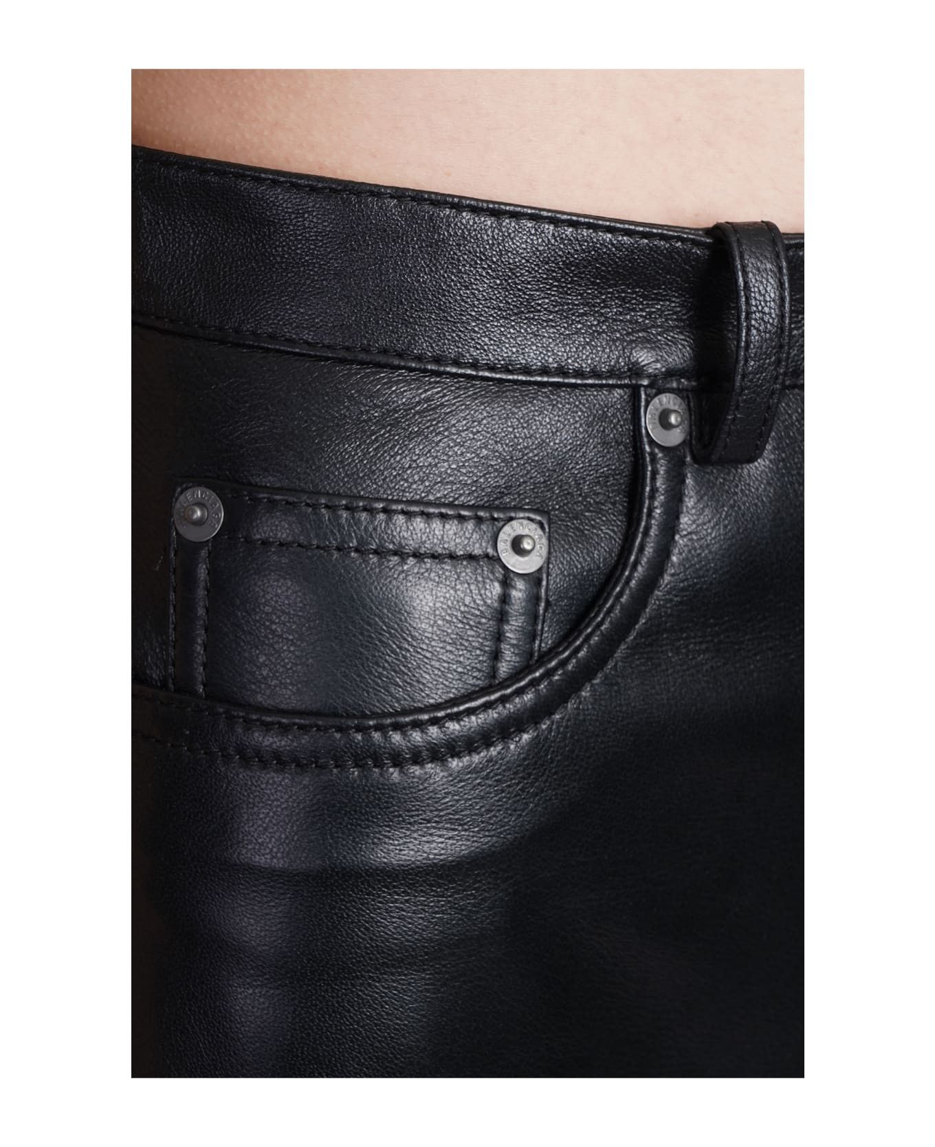 Balenciaga o1y0625 Casual Pant in Black Size 27" / US 4 / IT 40 - 2 Thumbnail