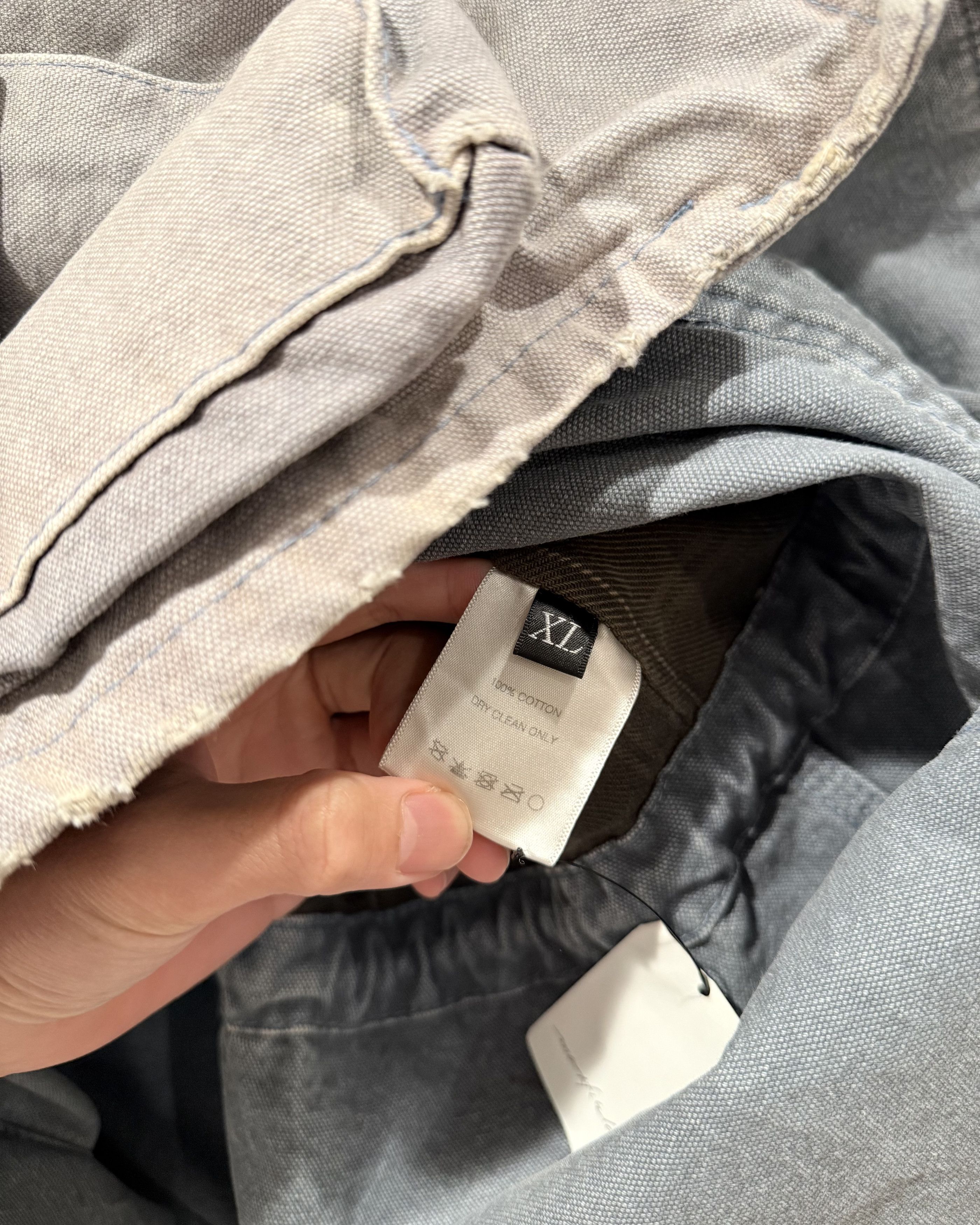 Enfants Riches Deprimes Enfants Riches Deprimes ‘Duster’ Grey Denim Graphic Jacket Size US XL / EU 56 / 4 - 3 Thumbnail