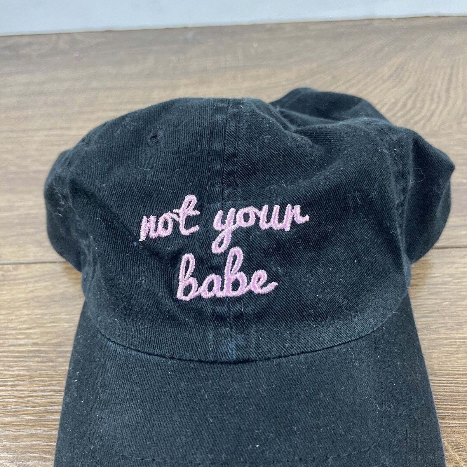 Other Not Your Babe Hat Not Your Babe Hat Black Adjustable Hat Bla Size ONE SIZE - 8 Thumbnail