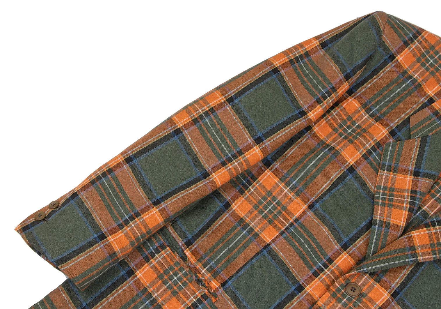 Jean Paul Gaultier Linen Cotton Tartan Check 3B Jacket Multi M Size Size US M / EU 48-50 / 2 - 7 Thumbnail
