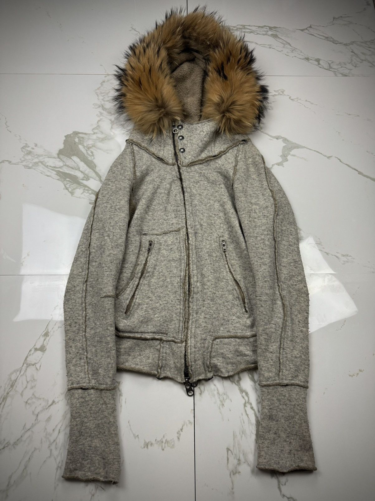 LGB PARKA SILVER トップス