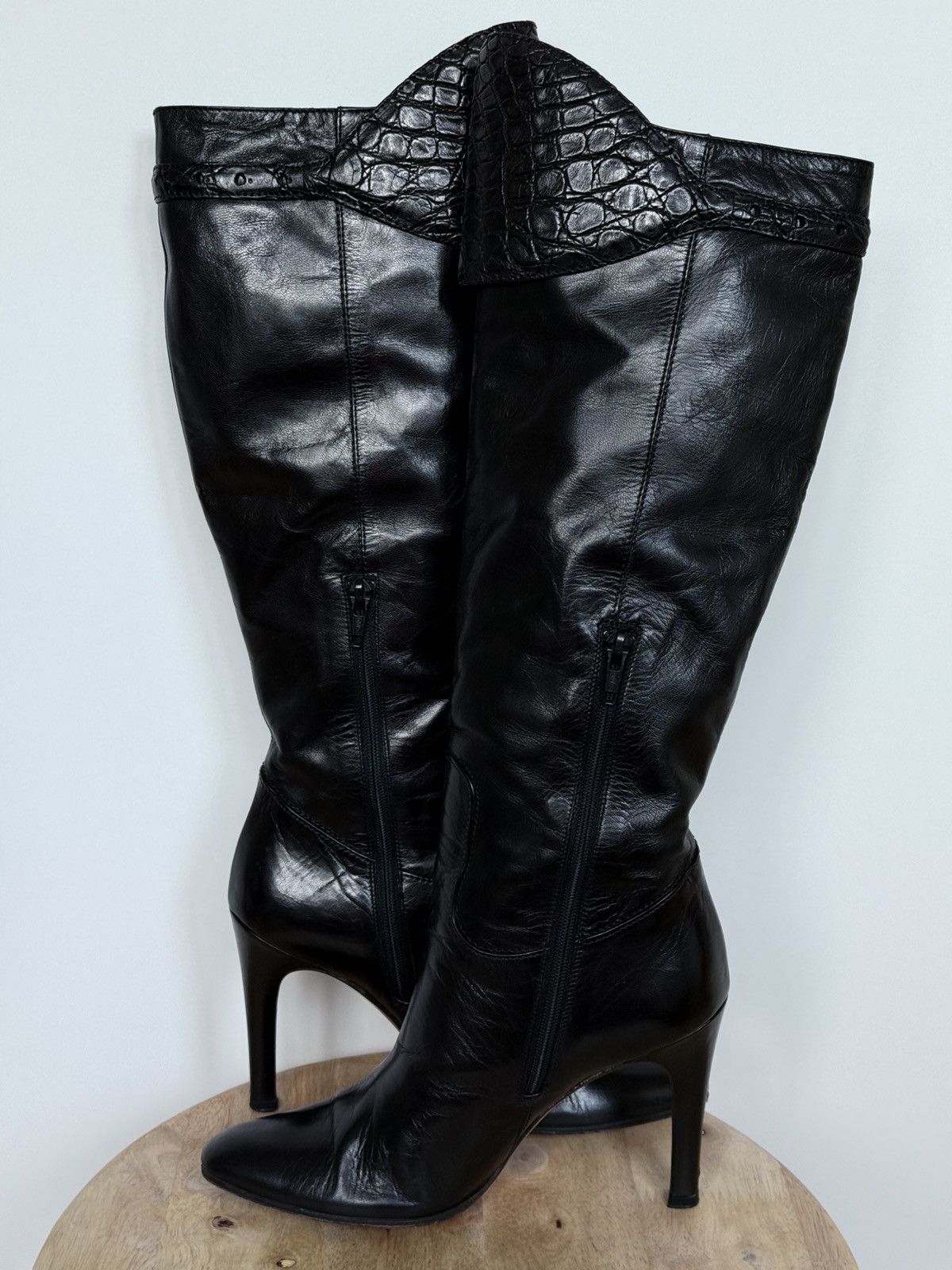 Gucci Gucci Leather riding boots Size US 6 / IT 36 - 7 Thumbnail