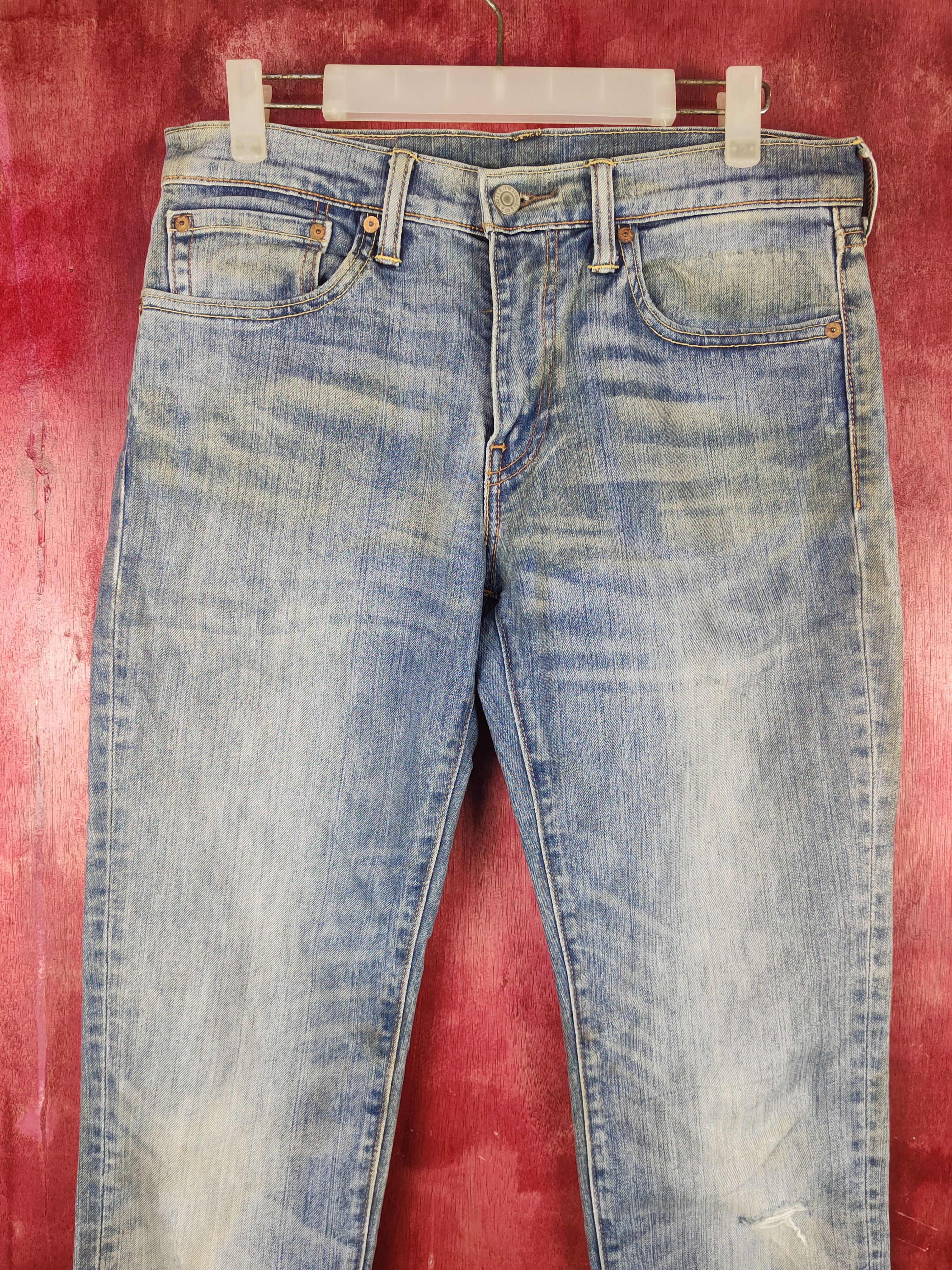 Levi's Levi's Blue Faded Distressed Ripped Jeans #S1878 Size US 31 - 2 Thumbnail