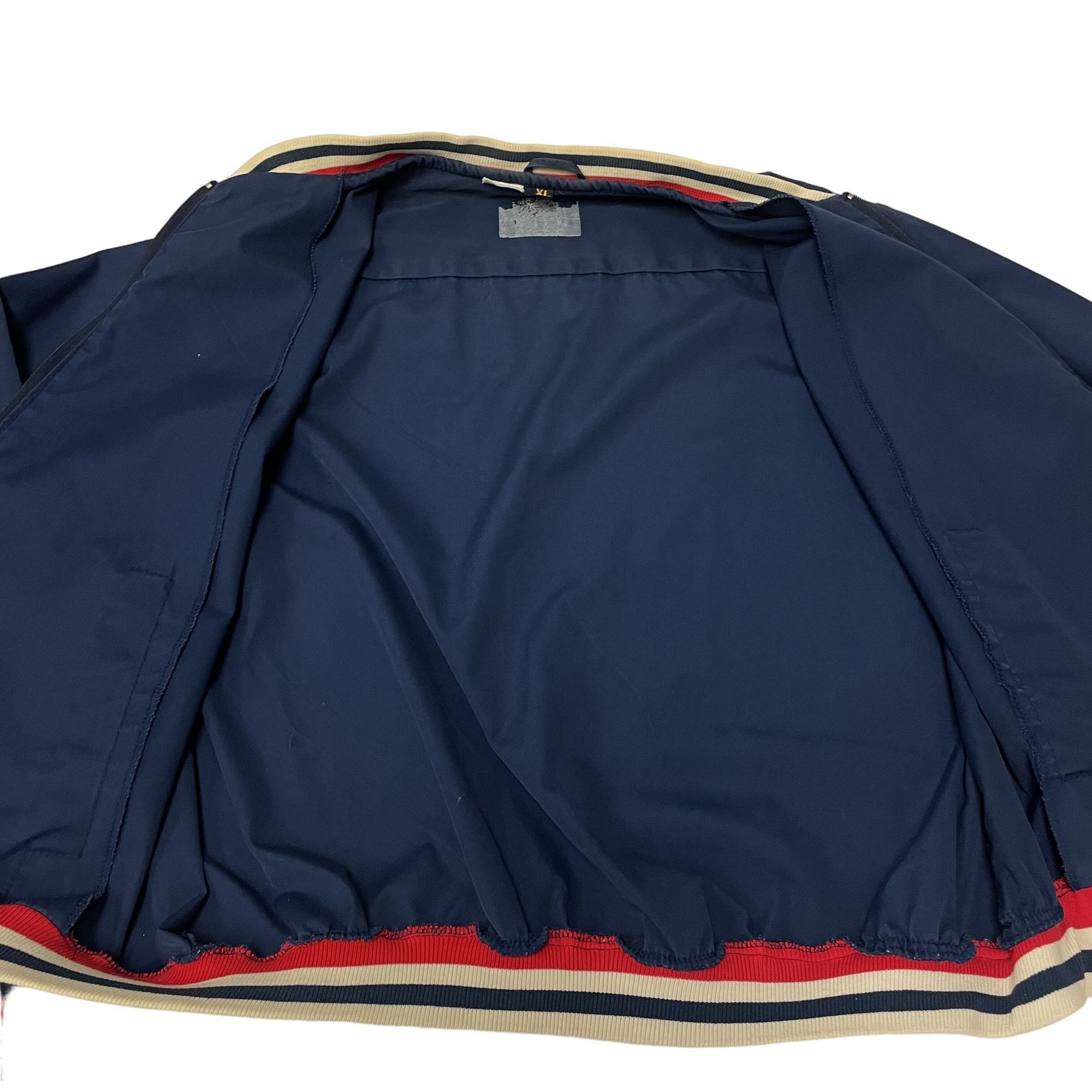 Izod Vtg Izod Lacoste Bomber RARE Red White RINGER Jacket Size US XL / EU 56 / 4 - 10 Thumbnail
