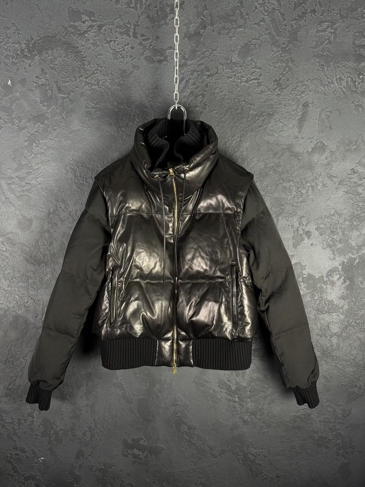 Bally RRP $3,300 BALLY Women’s Lamb Leather Puffer Jacket Vest Size M / US 6-8 / IT 42-44 - 7 Thumbnail