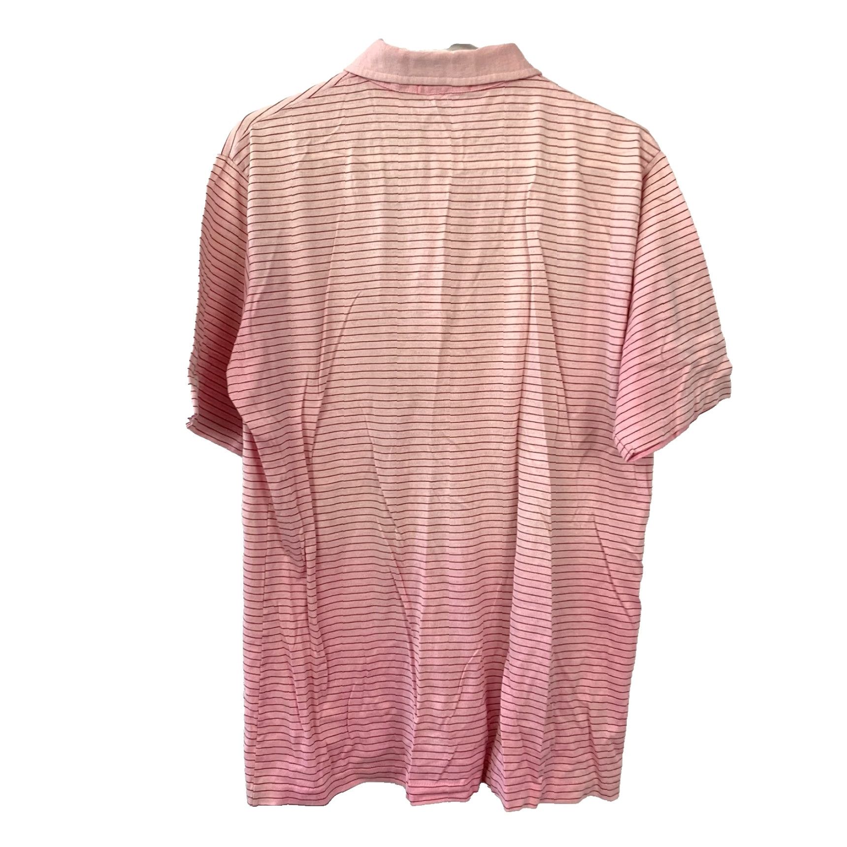 Vintage VINTAGE Pickering Polo Shirt XL Pink Striped 80s Cotton Short Sleeve Button-Down Mens Likely 46 in Chest Size US XL / EU 56 / 4 - 6 Thumbnail