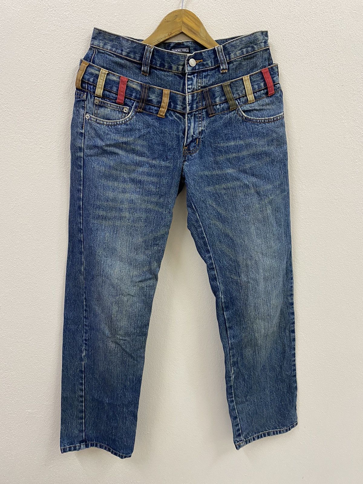 Vintage Denim Double Waist - Amore Puro