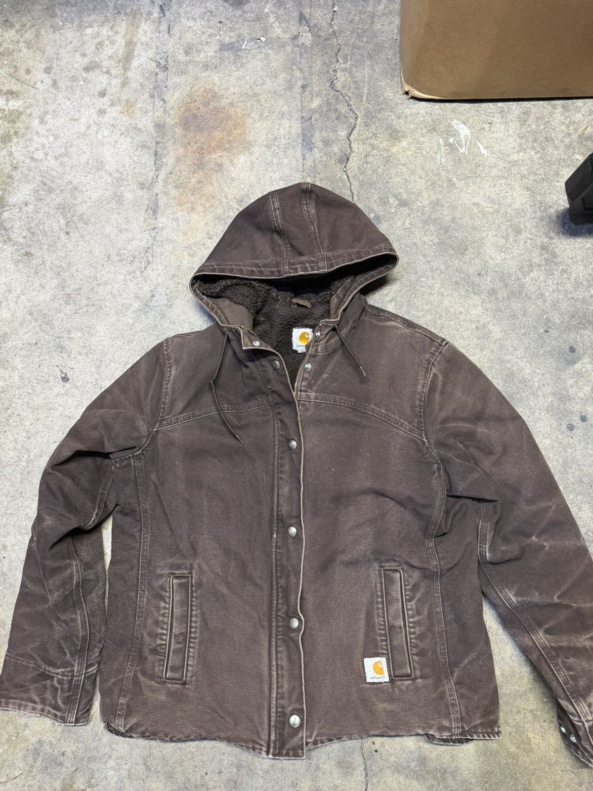Carhartt × Carhartt Wip Carhartt J141 DKB Sherpa-Lined Hooded