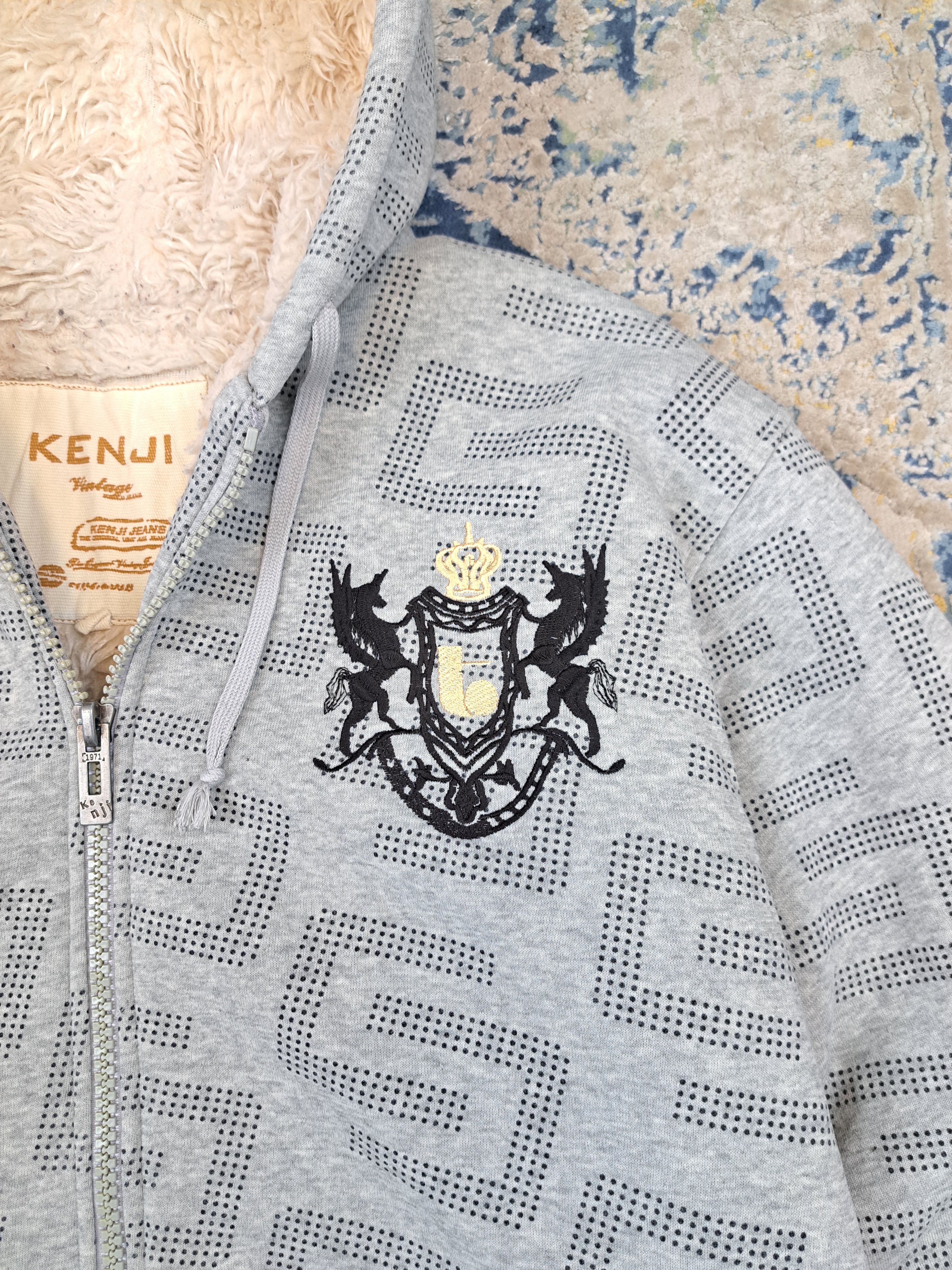 Japanese Brand Vintage y2k Like Ed Hardy Faux Fur Lined Avant Garde Hoodie Size US XL / EU 56 / 4 - 3 Thumbnail