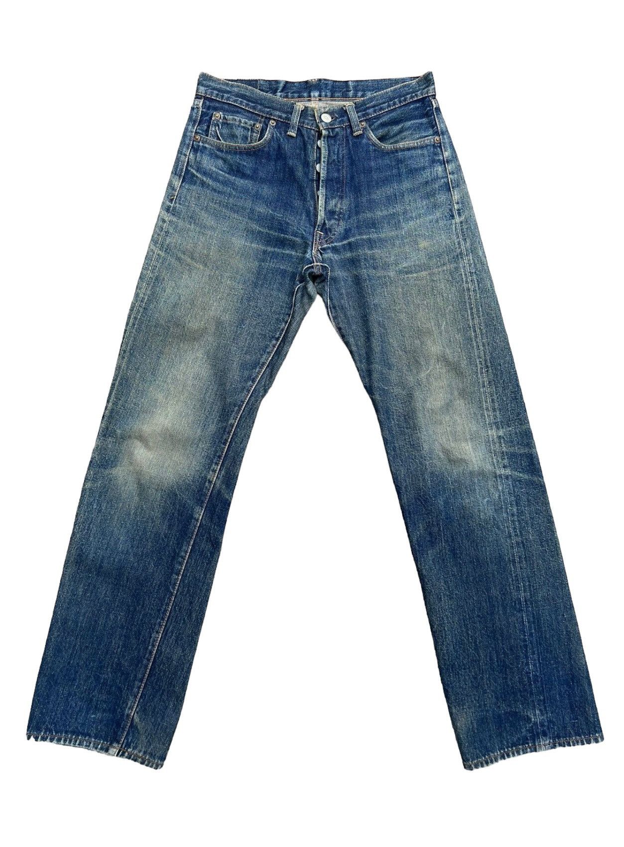 Denime VTG 90s DENIME Orizzonti Ageing Mud Denim Selvedge Jeans Size US 30 / EU 46 - 1 Thumbnail