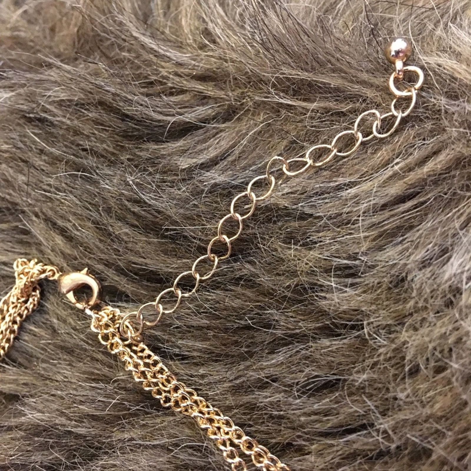 Jewelry Gold tone triple layered sun moon & stars necklace Size ONE SIZE - 7 Thumbnail