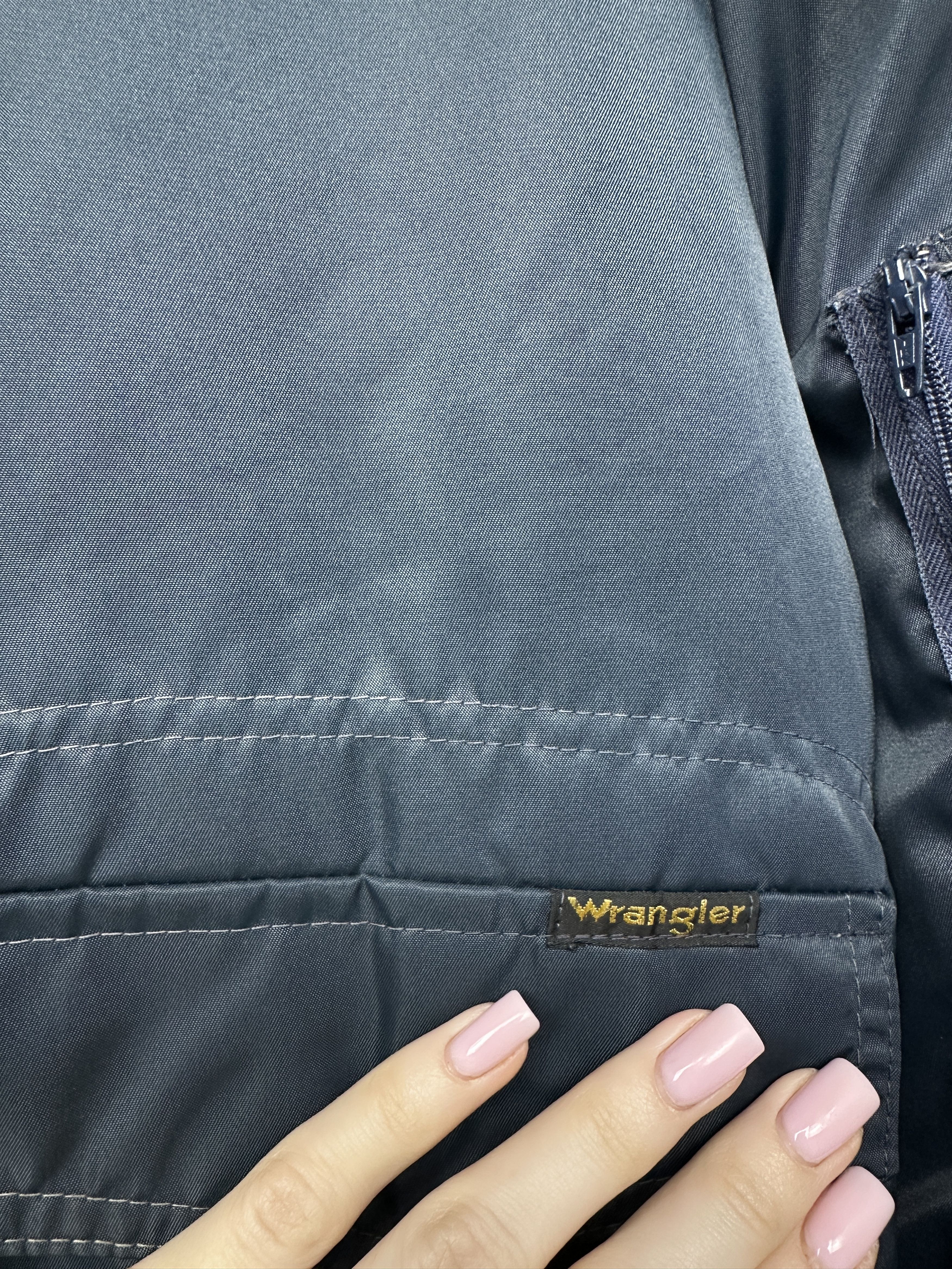 Wrangler Wrangler Vintage Pilot Nylon Bomber Jacket MA1 Size US L / EU 52-54 / 3 - 3 Thumbnail