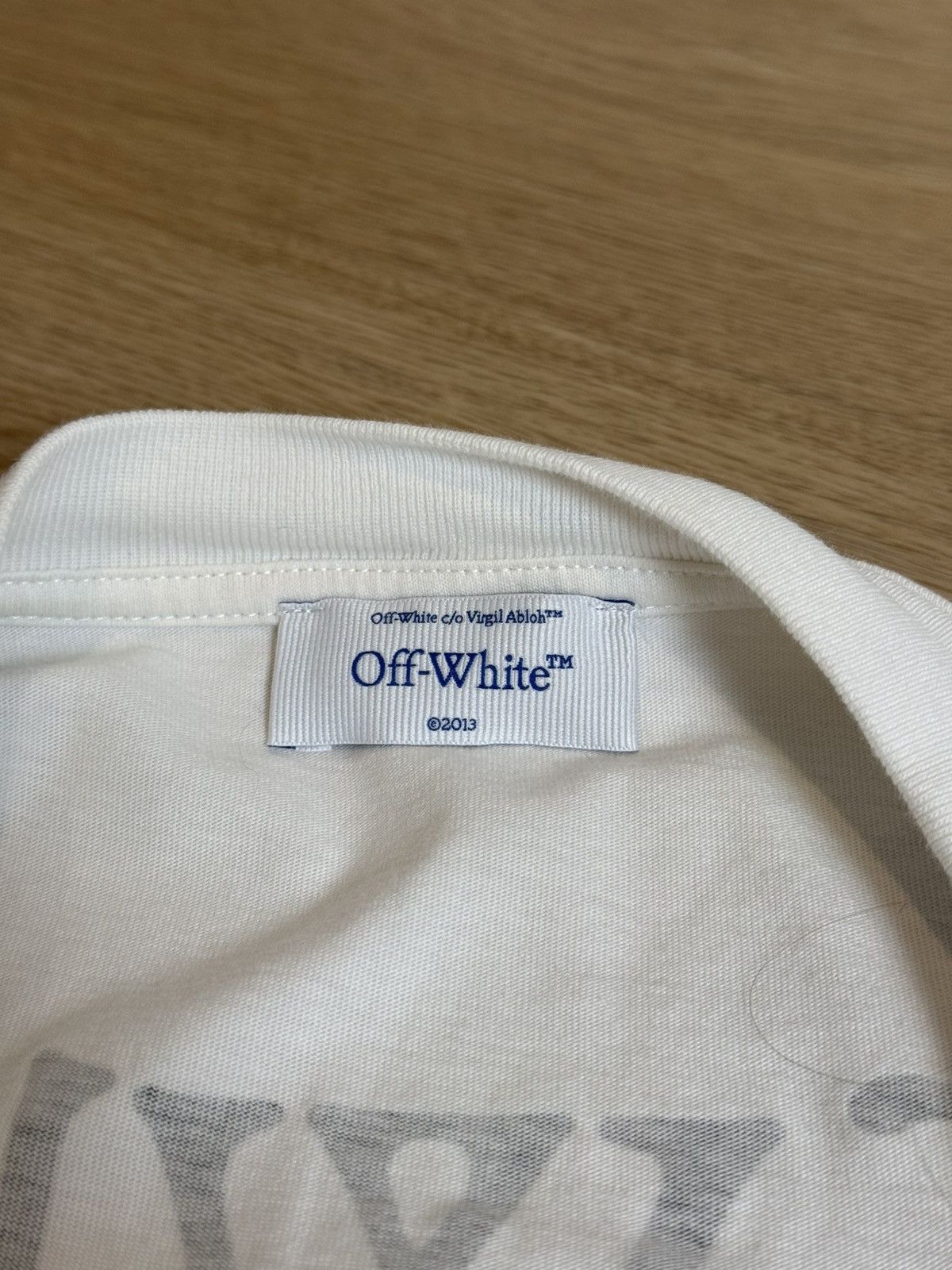 Off-White Off-White Paris Short Sleeve Shirt Size Large, White Size US L / EU 52-54 / 3 - 3 Thumbnail