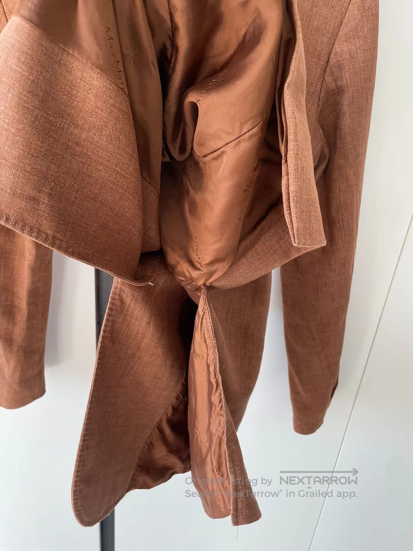Max Mara Maxmara Studio Linen Casual Blazer. Size M / US 6-8 / IT 42-44 - 8 Thumbnail
