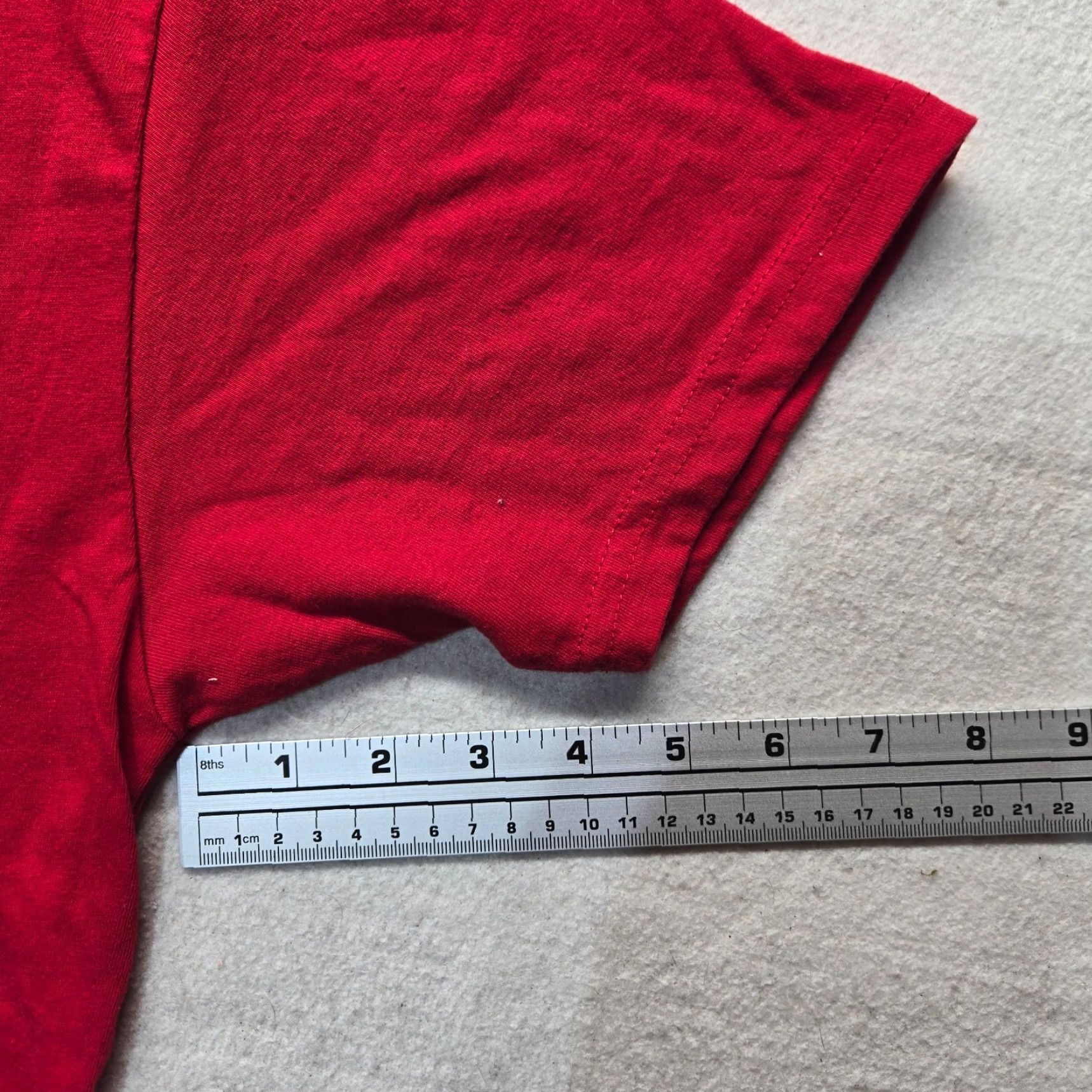 Vintage Believe Shirt Adult M Red Christmas Santa Claus Graphic Tee Crewneck Short Sleeve Men’s M Shirt Size US M / EU 48-50 / 2 - 5 Thumbnail