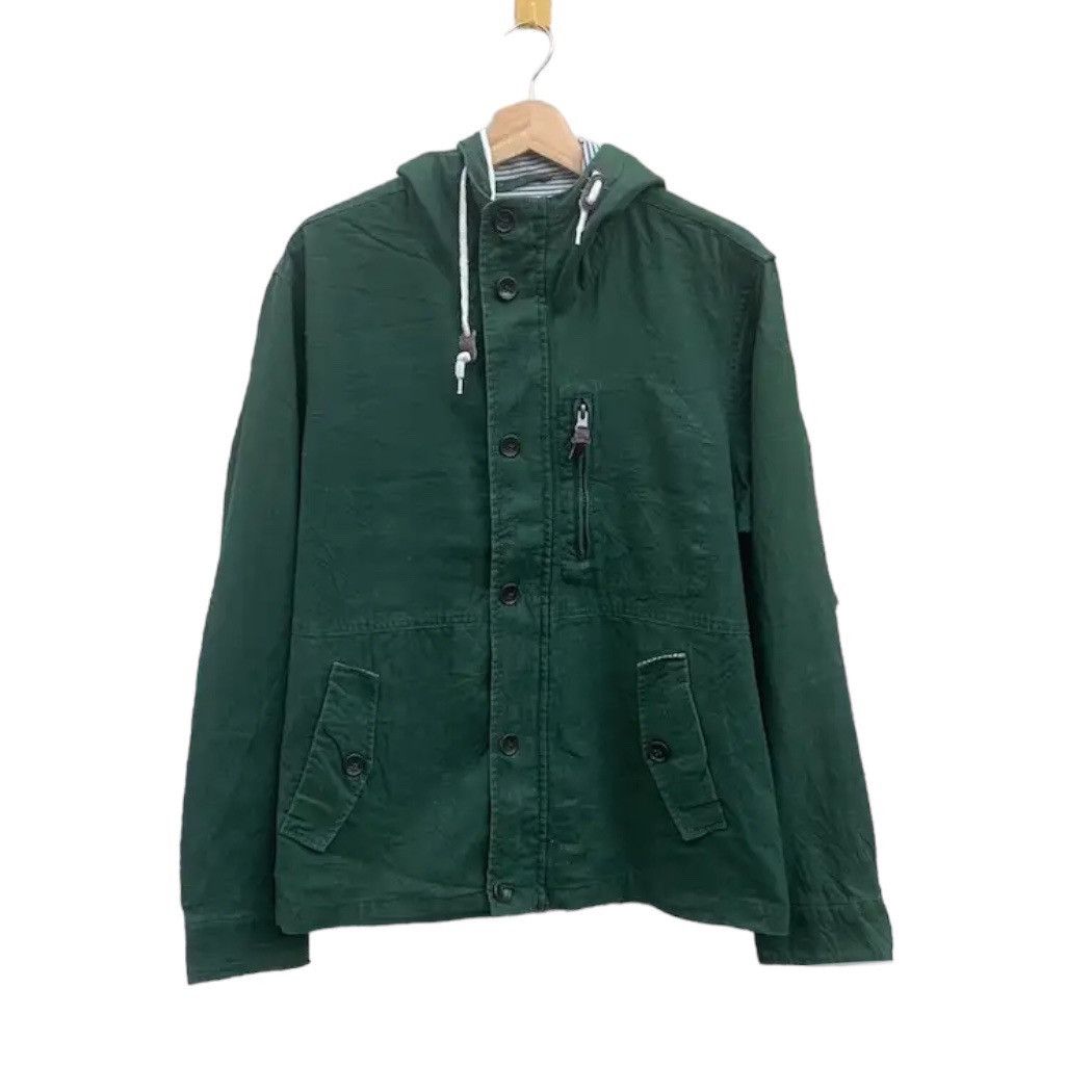 Vintage Vintage Anti-Label Hooded Blank Jacket Unisex Size US L / EU 52-54 / 3 - 1 Thumbnail