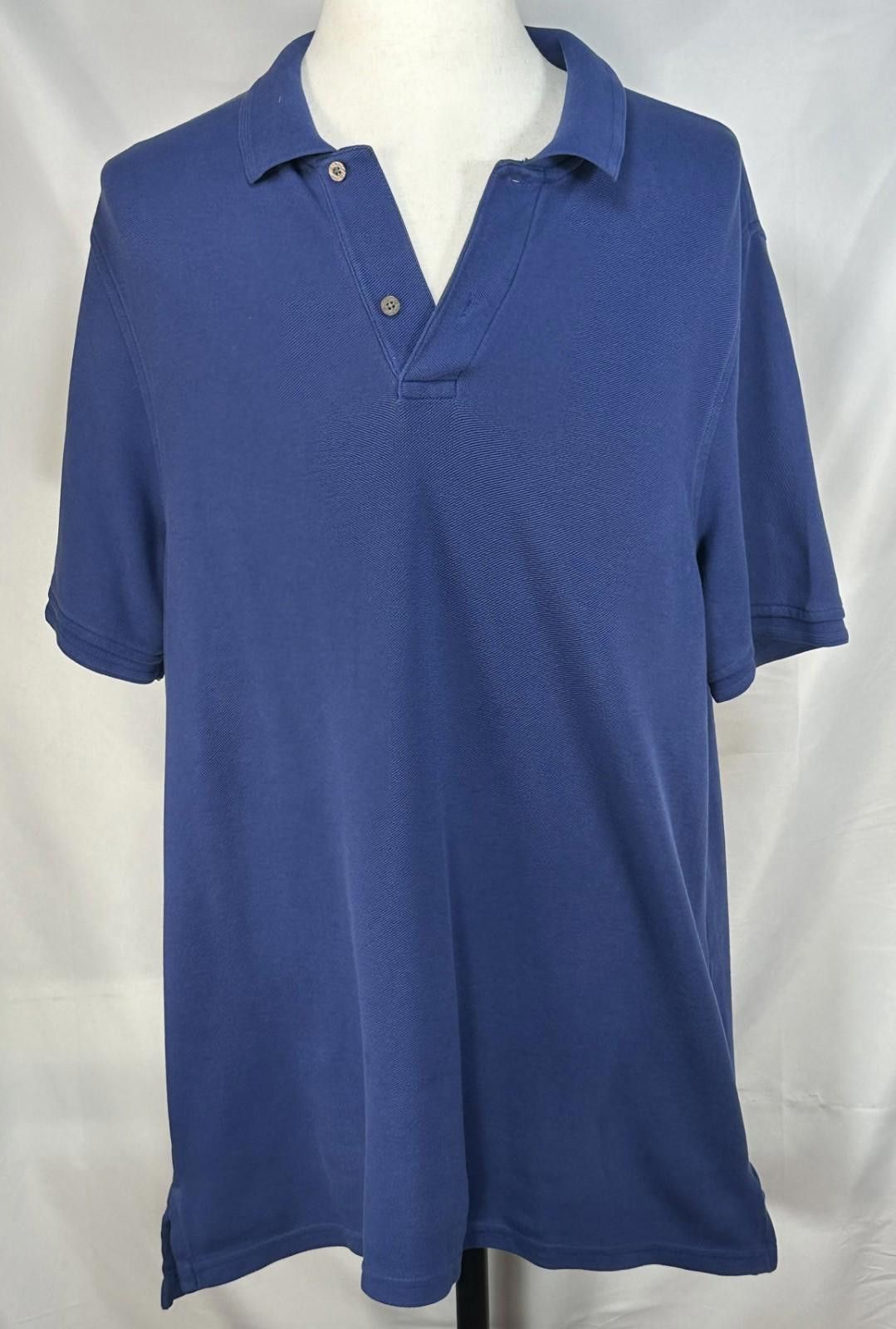 Jos. A. Bank Jos A Bank 1/4 Button Traditional Fit Polo Shirt Blue Mens L Size US L / EU 52-54 / 3 - 1 Thumbnail