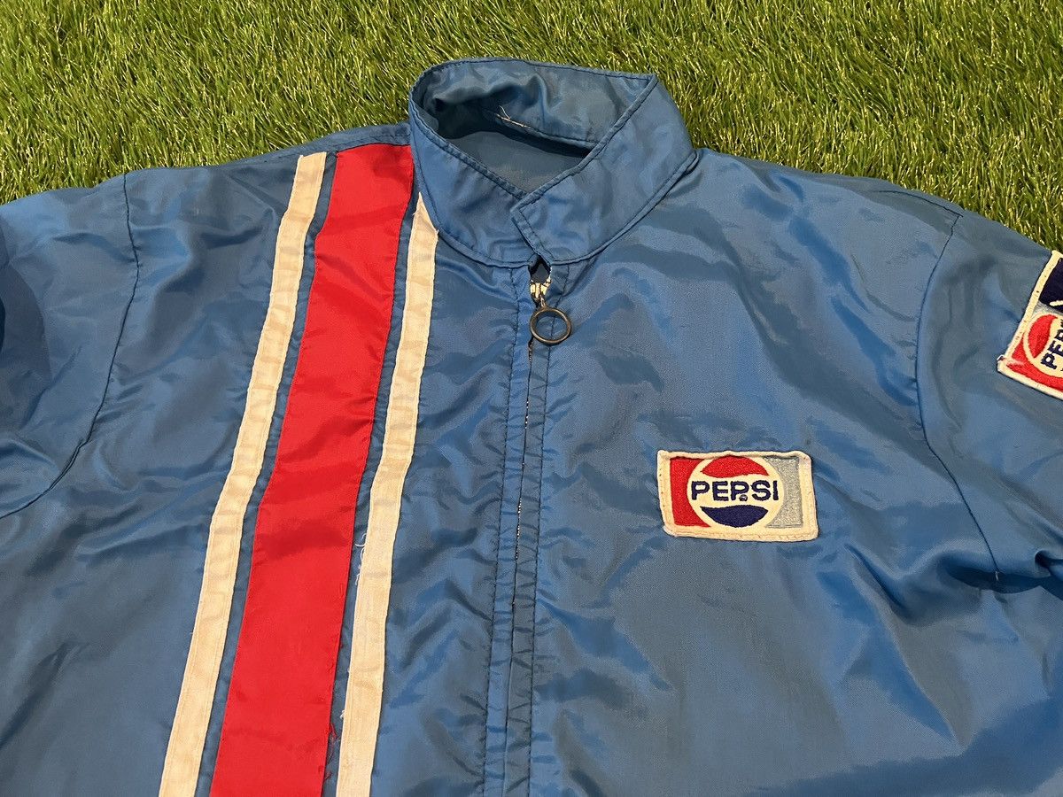 Pepsi VINTAGE 1970’s PEPSI Racing Jacket Windbreaker Blue w Logos Size US L / EU 52-54 / 3 - 2 Thumbnail