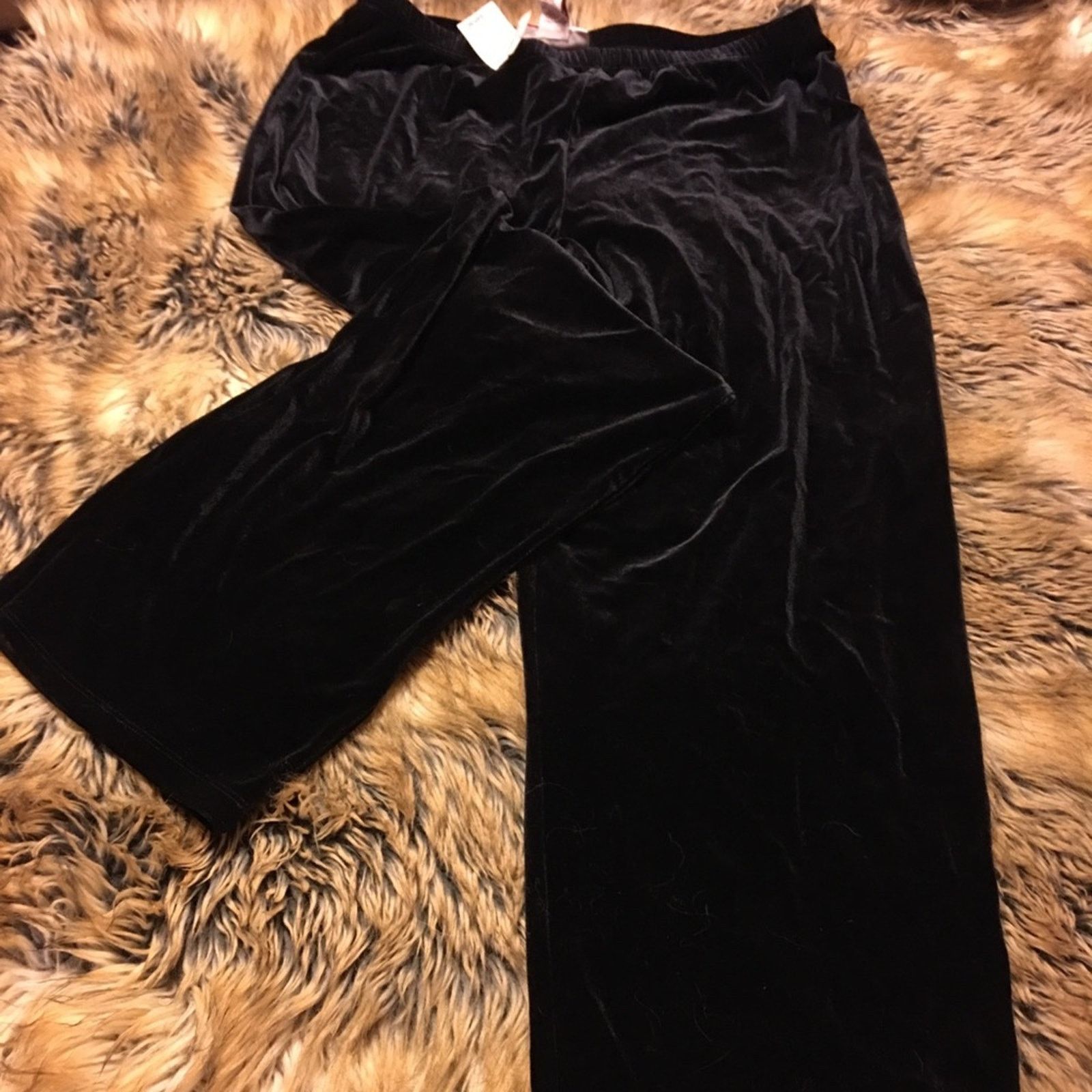 Other JM Collection dynasty soft velvet stretchy pants M Size 30" / US 8 / IT 44 - 1 Thumbnail